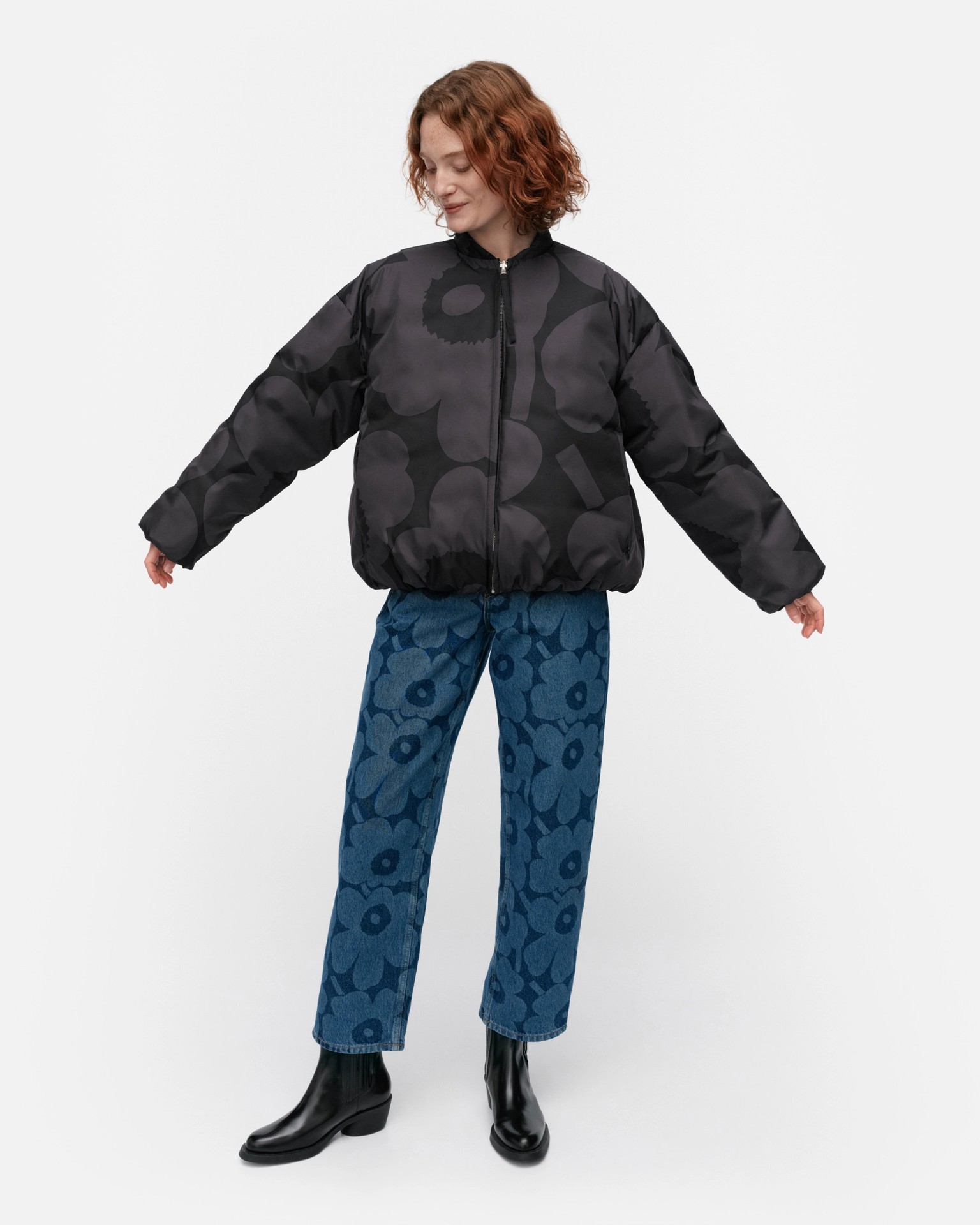 Holkki Unikko Lightweight padded jacket | Marimekko