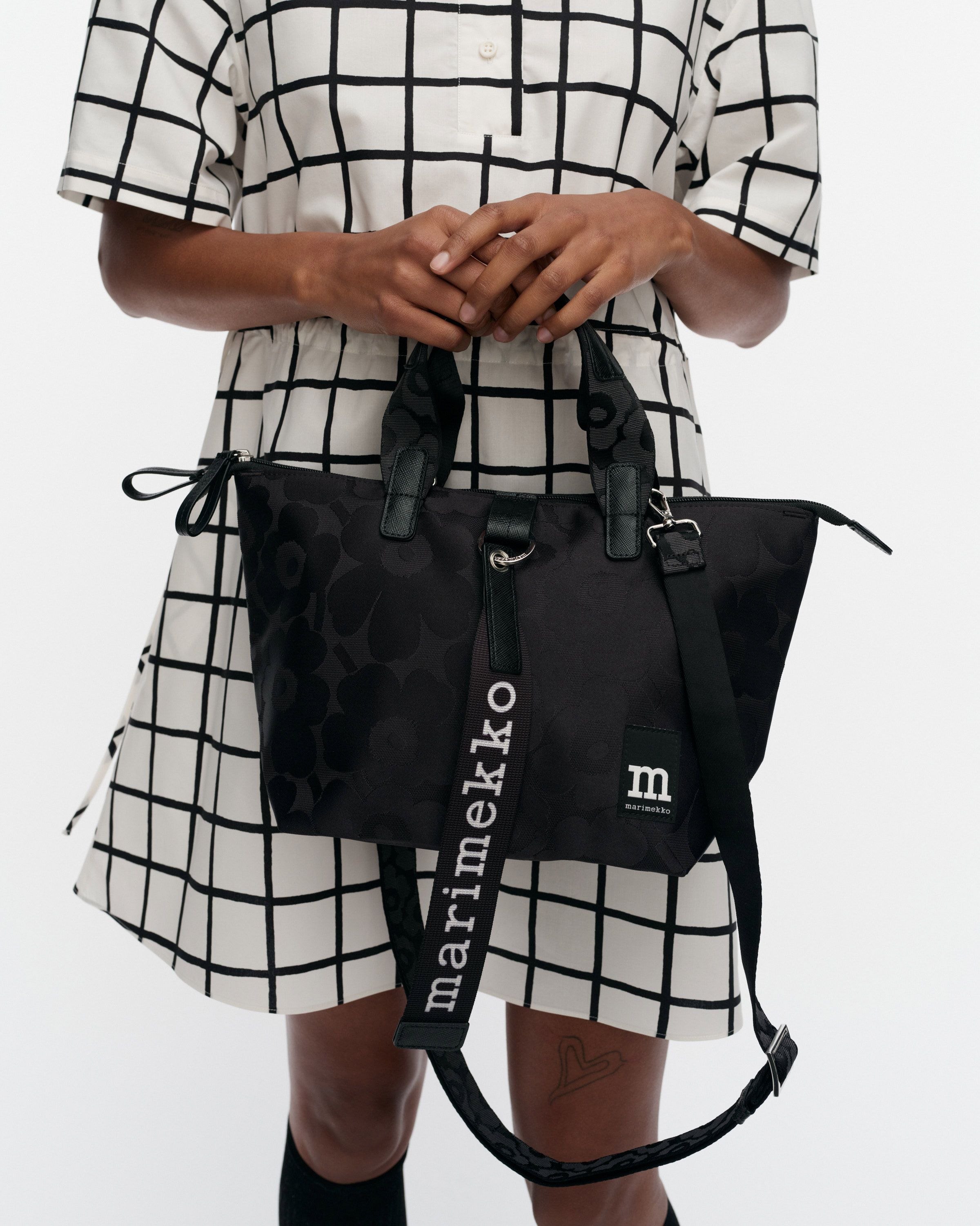 Tote S Unikko Bag black, black | Marimekko