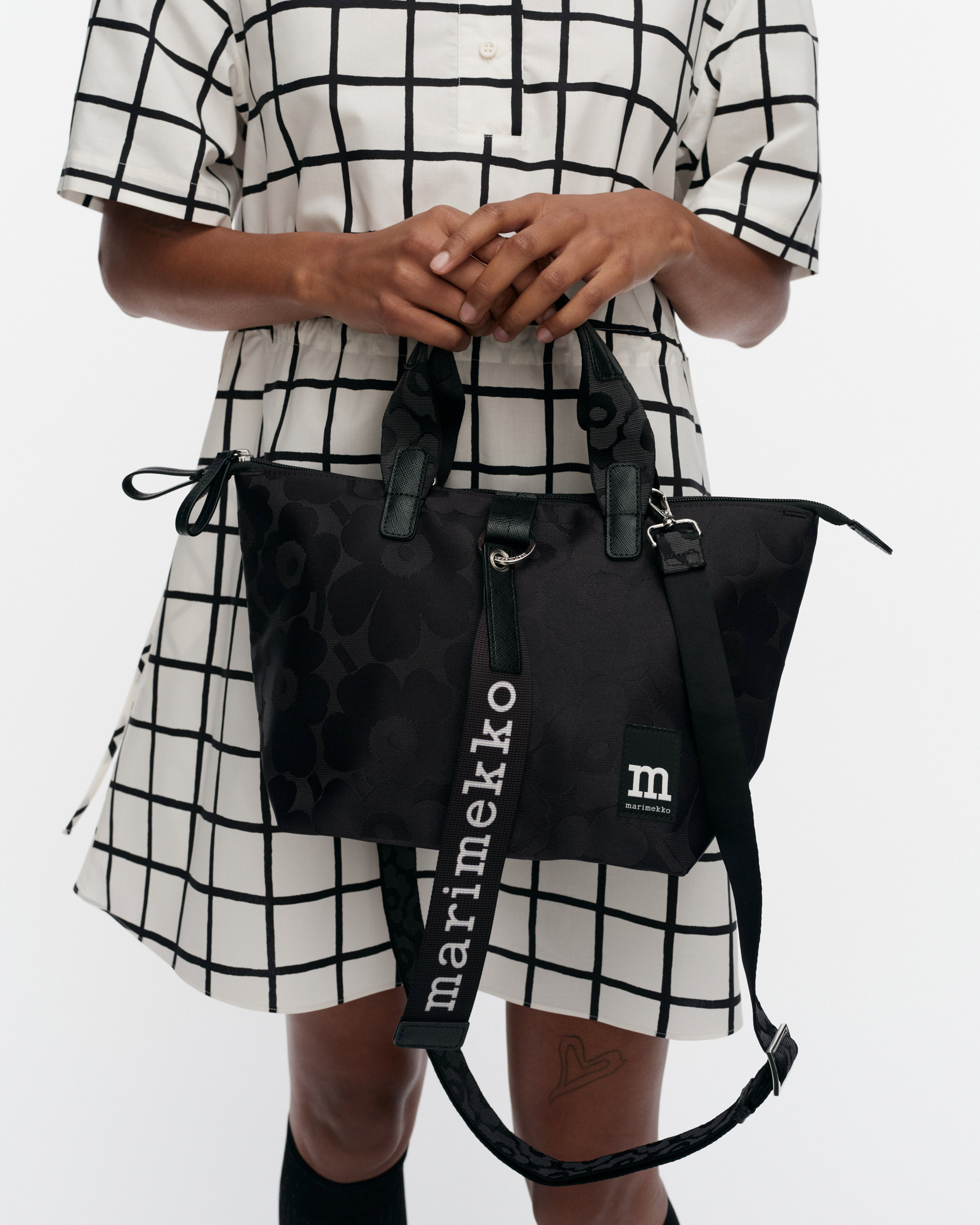 Tote S Unikko, Bag, black, black,