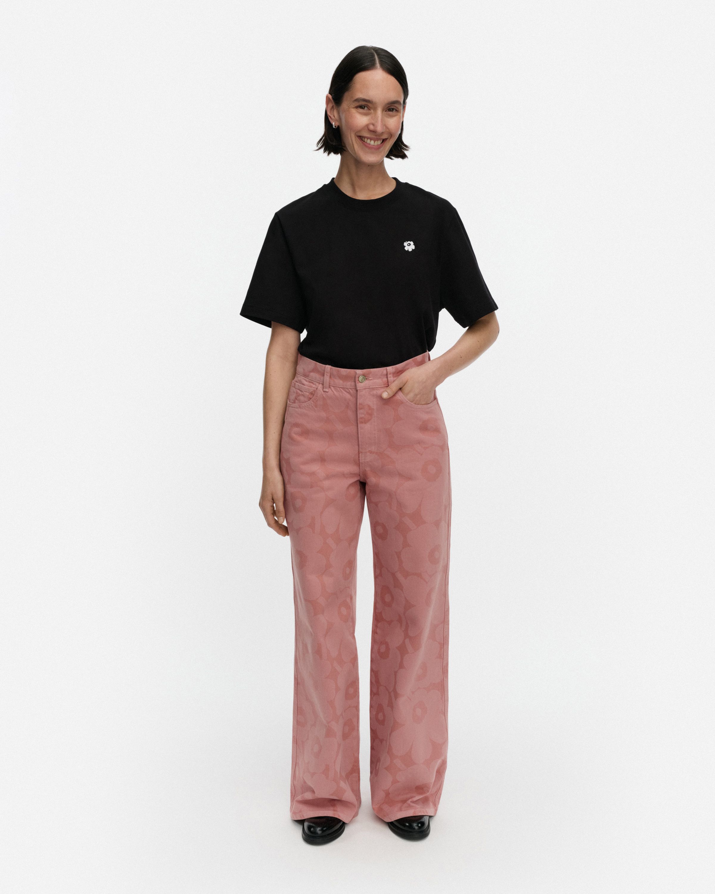 Maridenim Wide Unikko L Jeans (long) | Marimekko