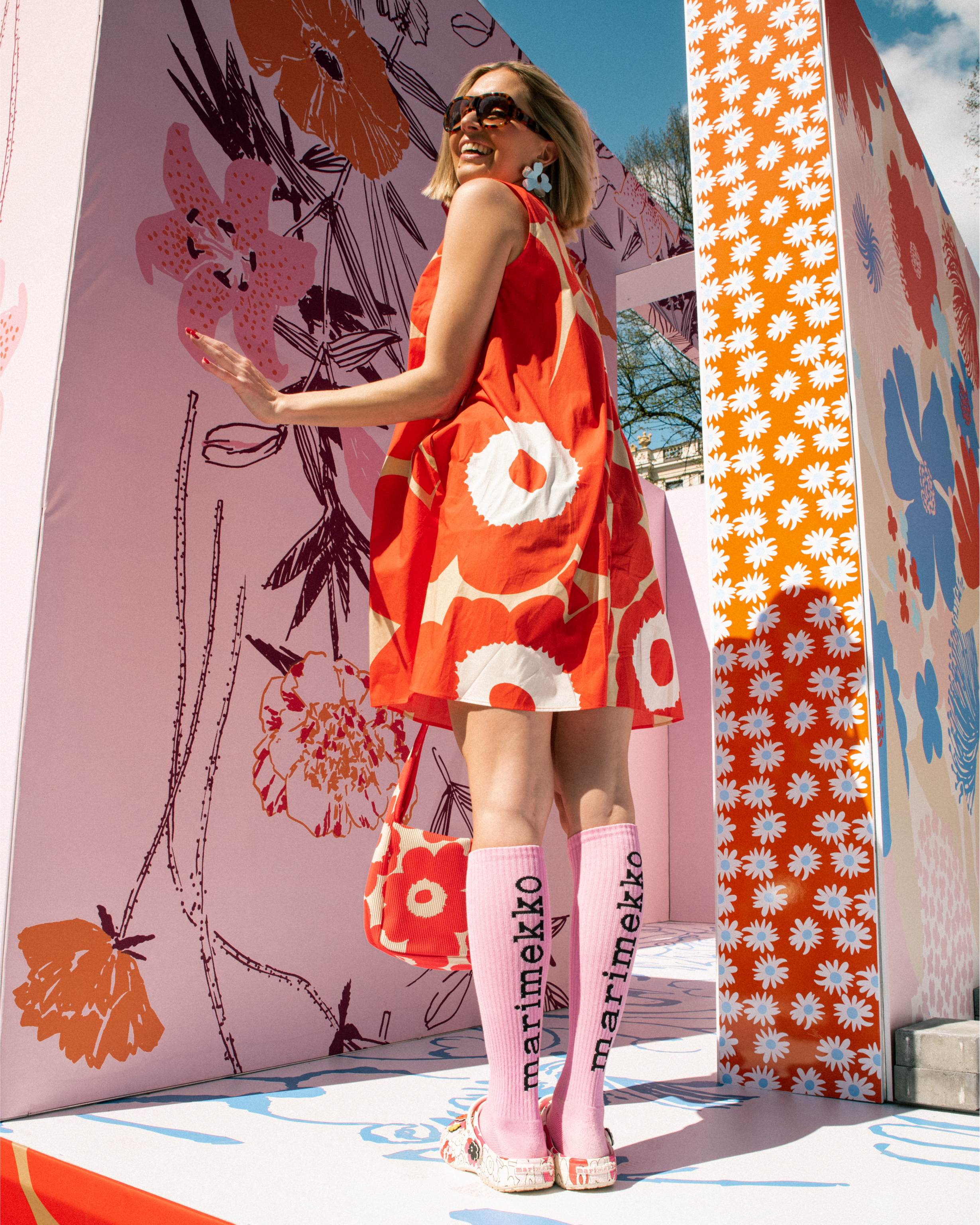 @janitaautio viettämässä Marimekko päivää.