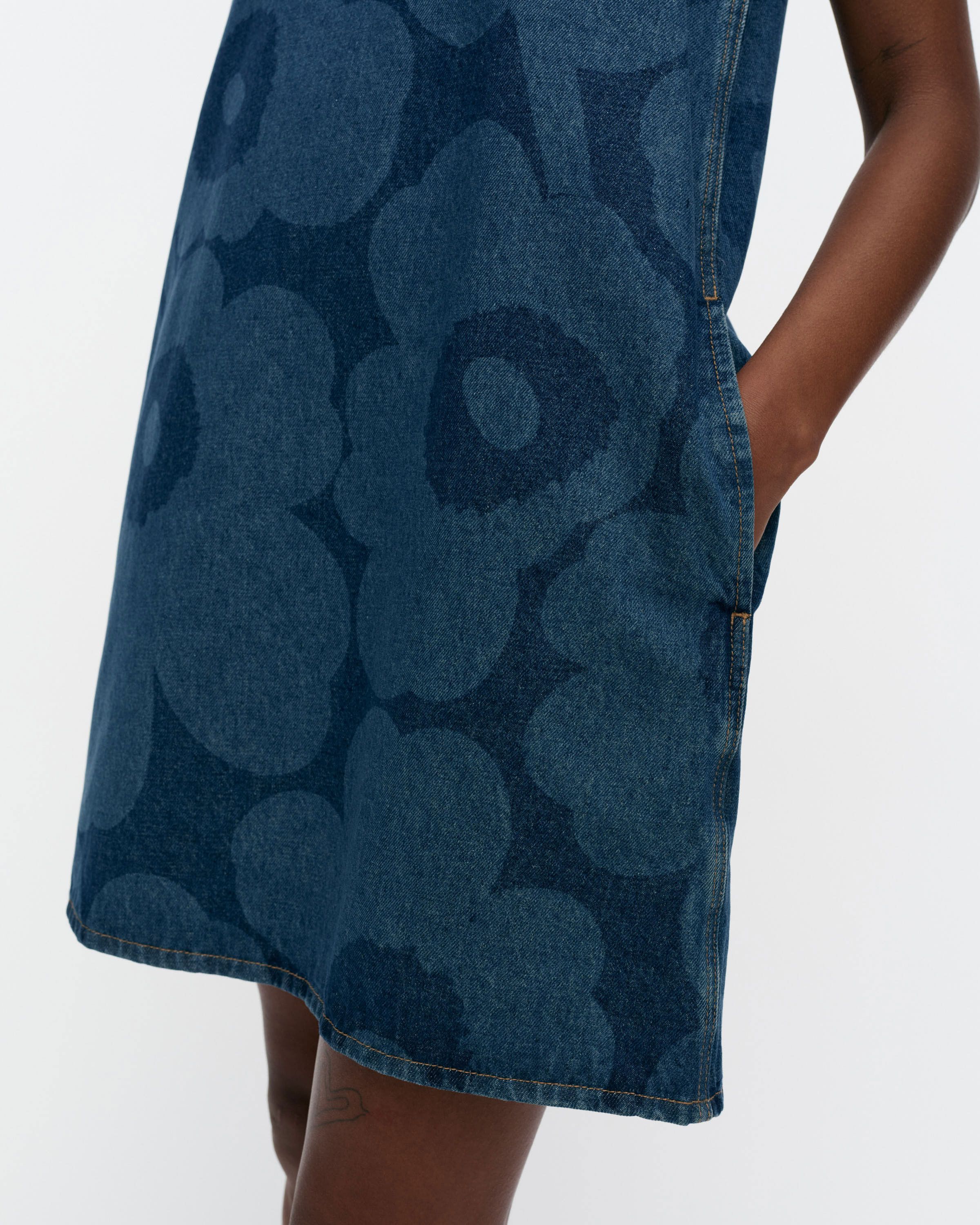 Maridenim Somasti Unikko farkkumekko | Marimekko