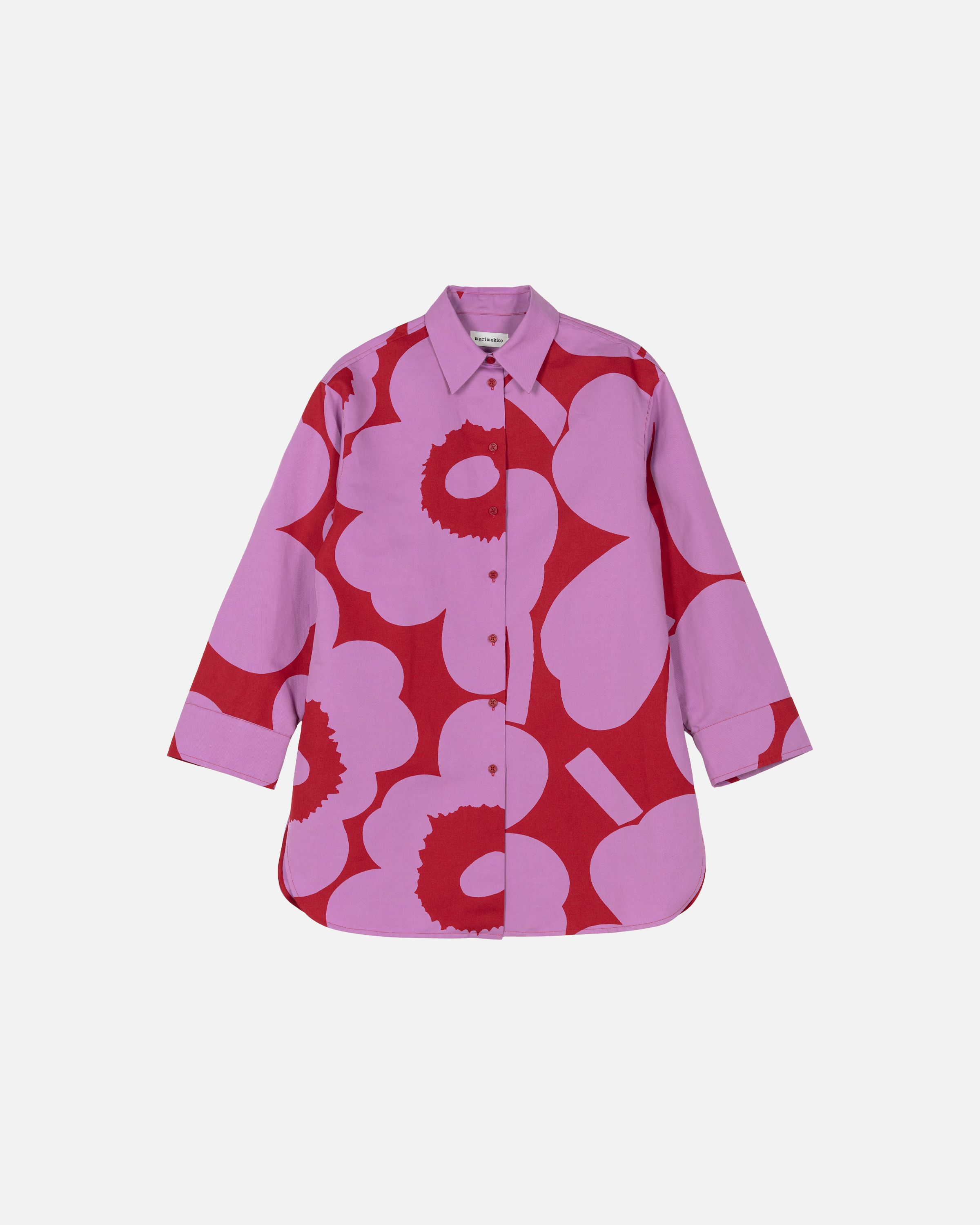 TOKKOページ Heitto Unikko Cotton linen shirt | Marimekko