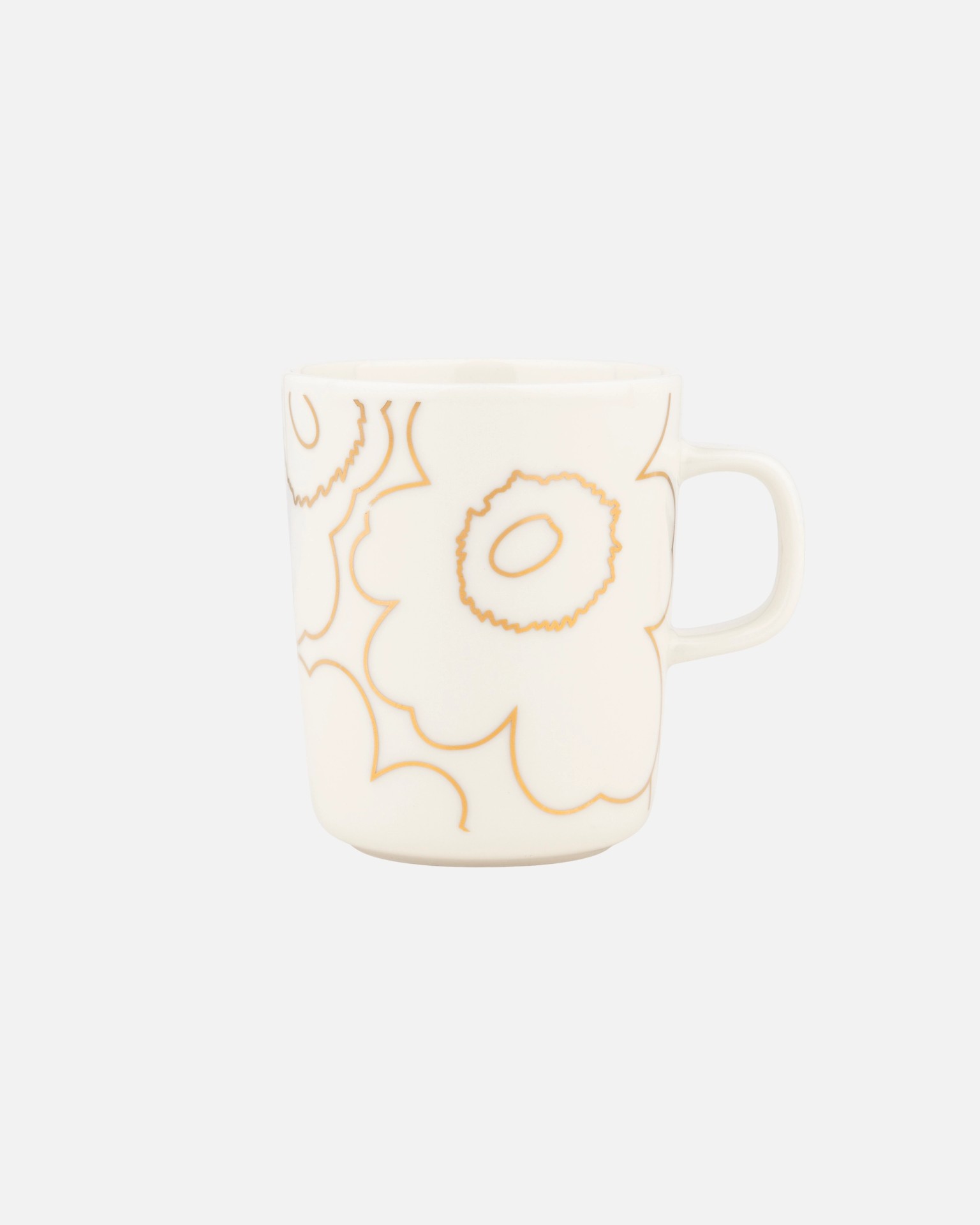 Oiva / Piirto Unikko, Tea cup, white, gold,