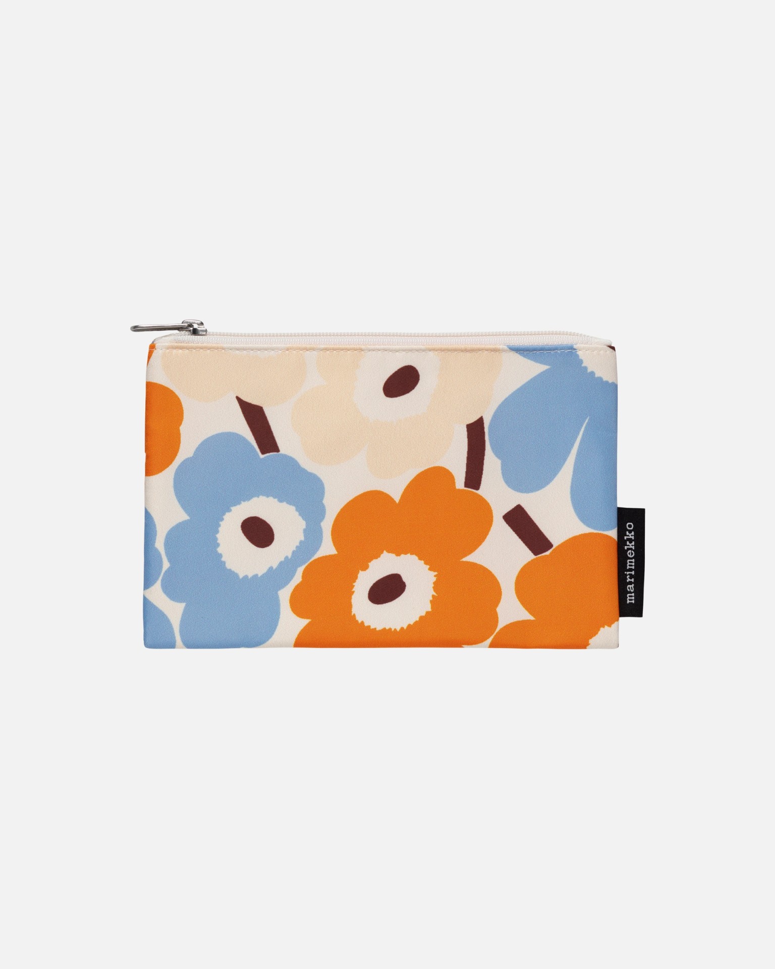Kaika Mini Unikko, Cosmetic bag, off white,saffron yellow,sky b,