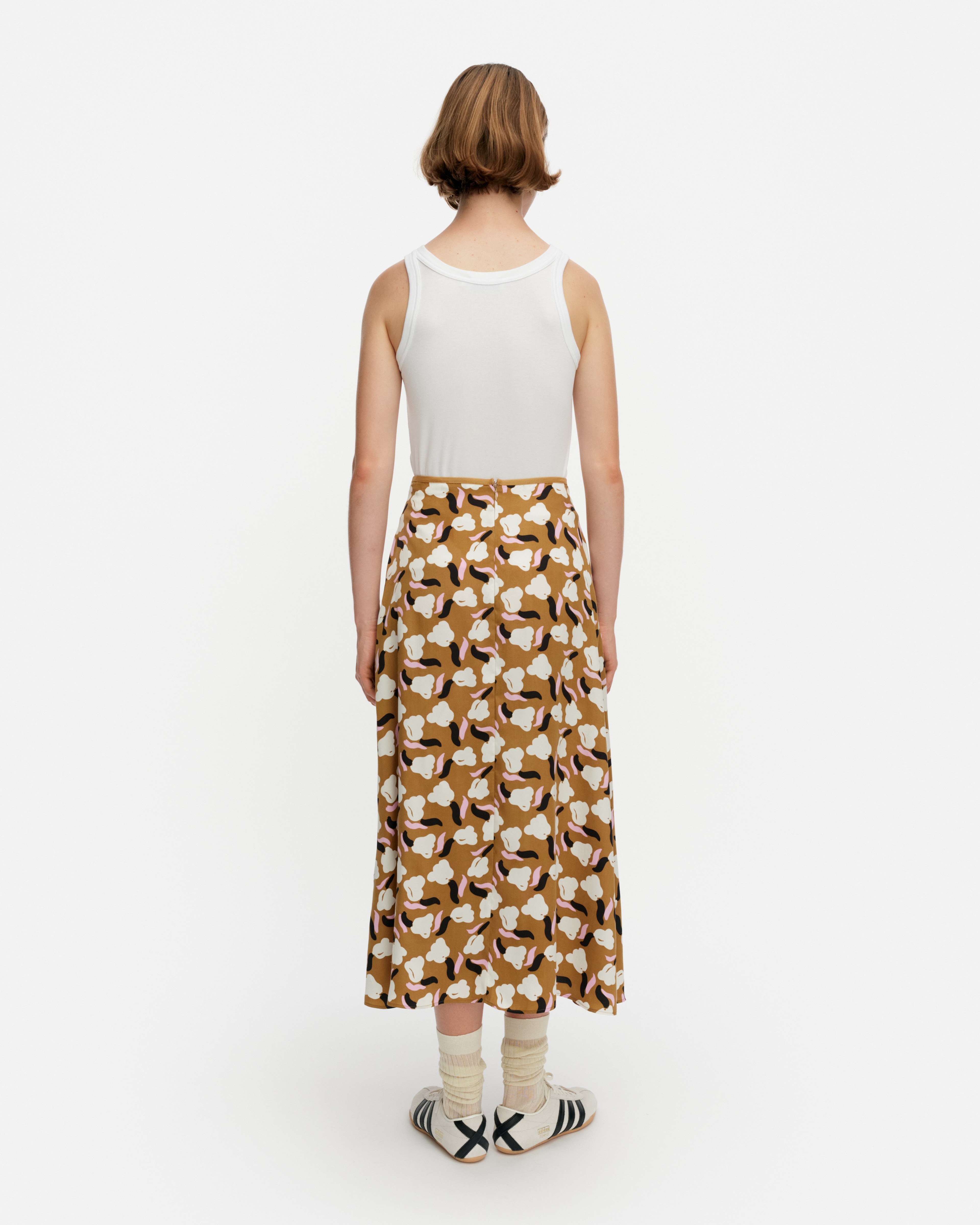 Edetä Lemmitty, Skirt, beige, off white, pink,