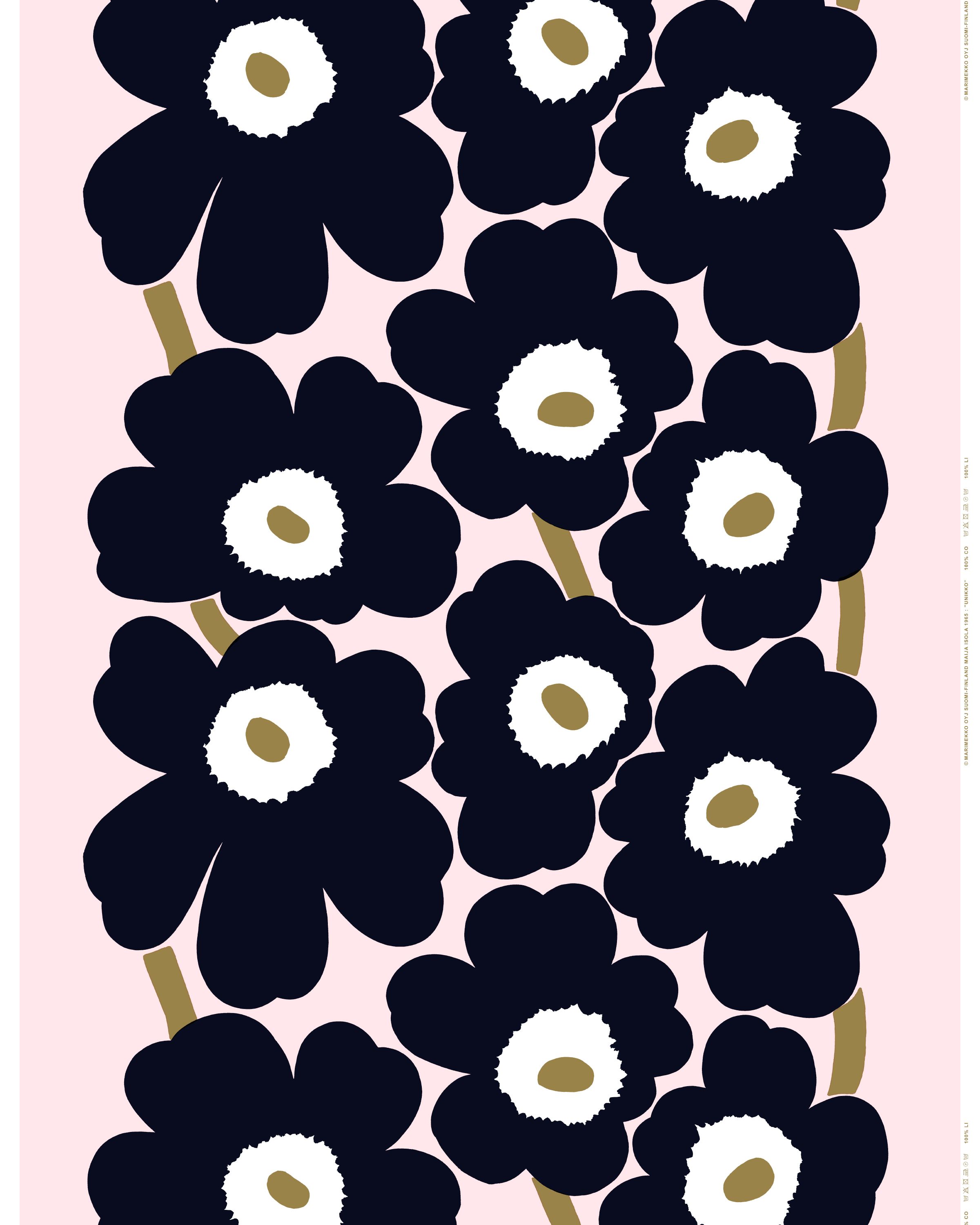 Unikko Org. Hw Co 10m Heavyweight cotton | Marimekko
