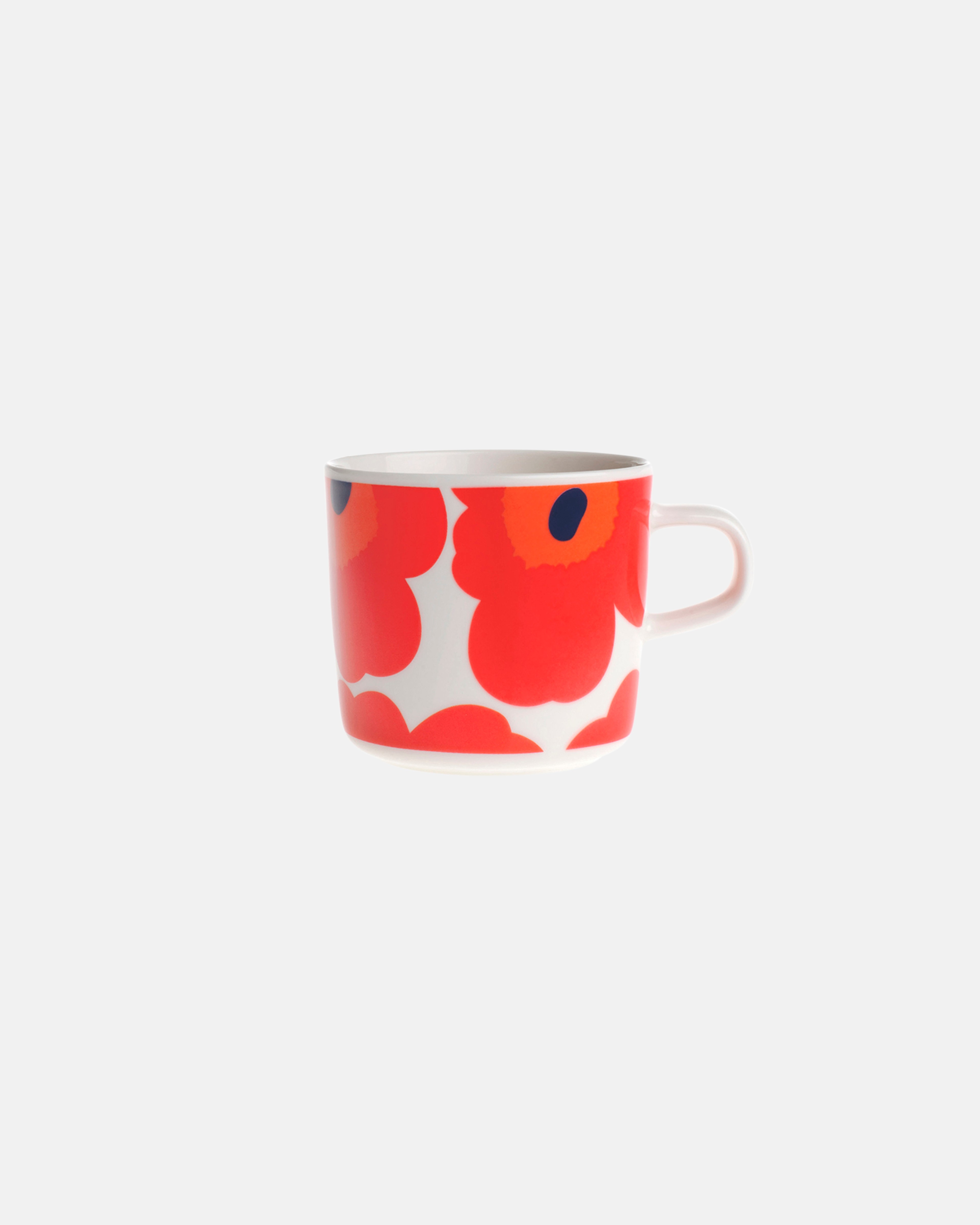 Unikko, Coffee cup, white,red,blue,