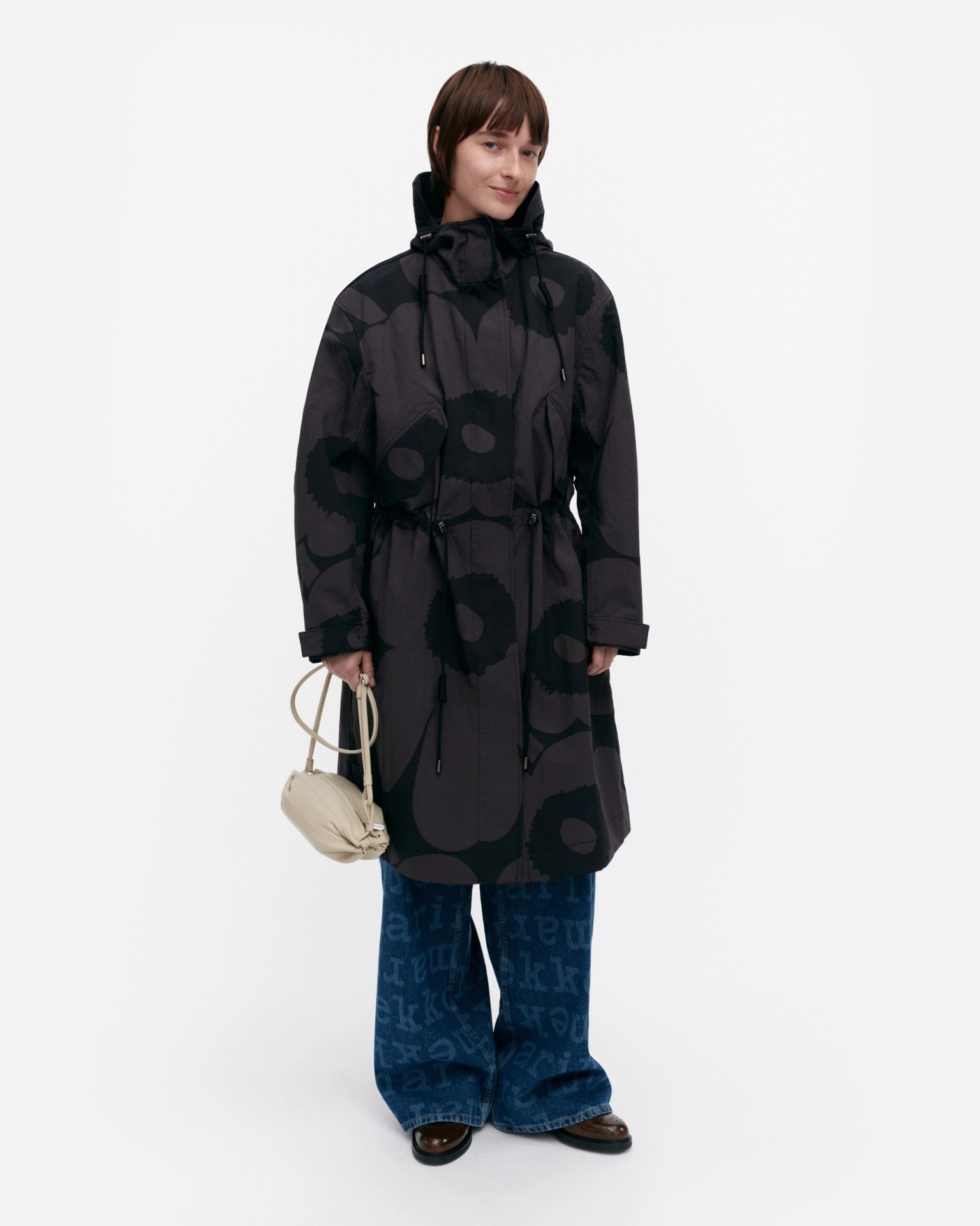 Kaartaa Unikko, Coat, black, dark grey,