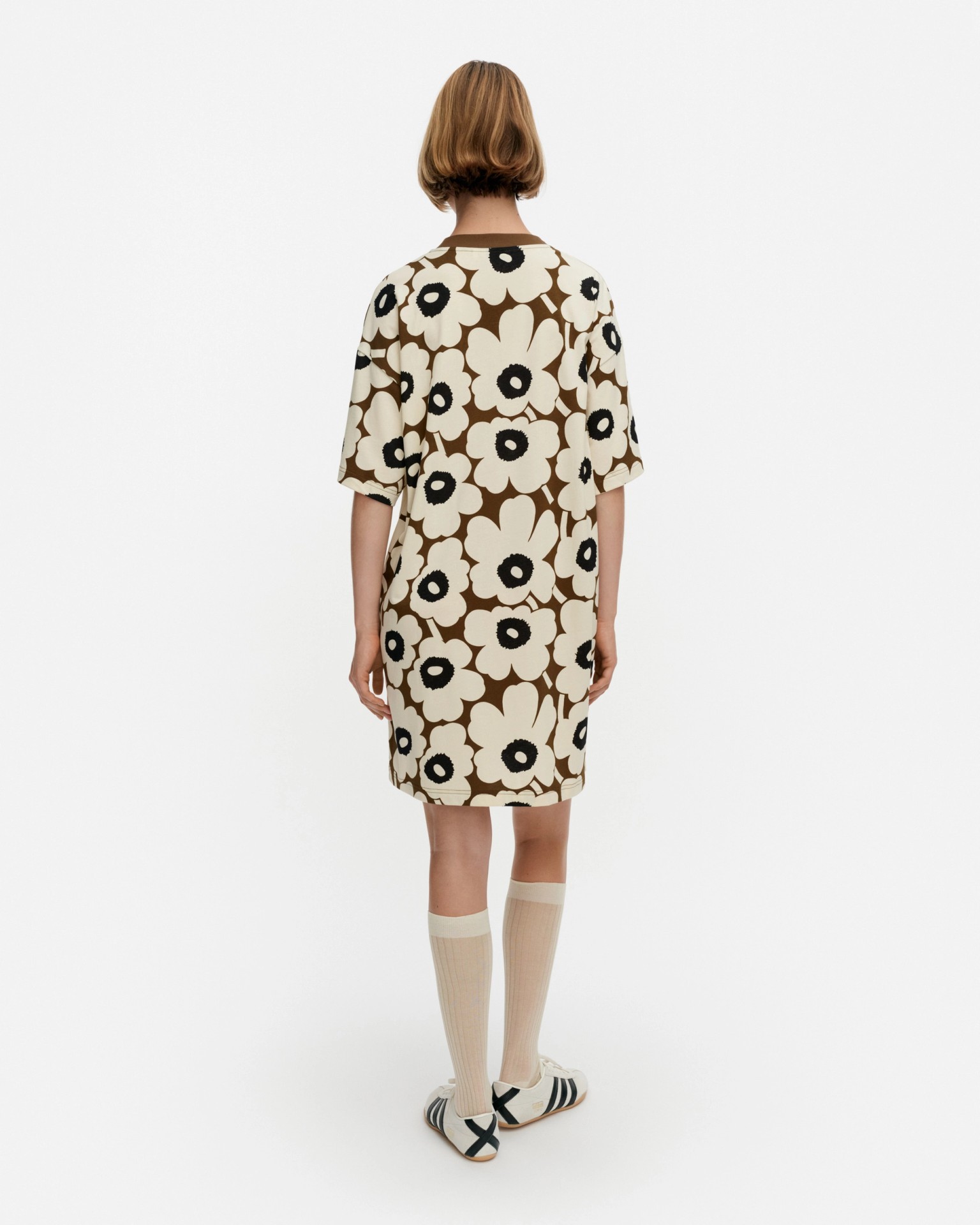 Palikka Unikko, Tunic, beige, brown, black,