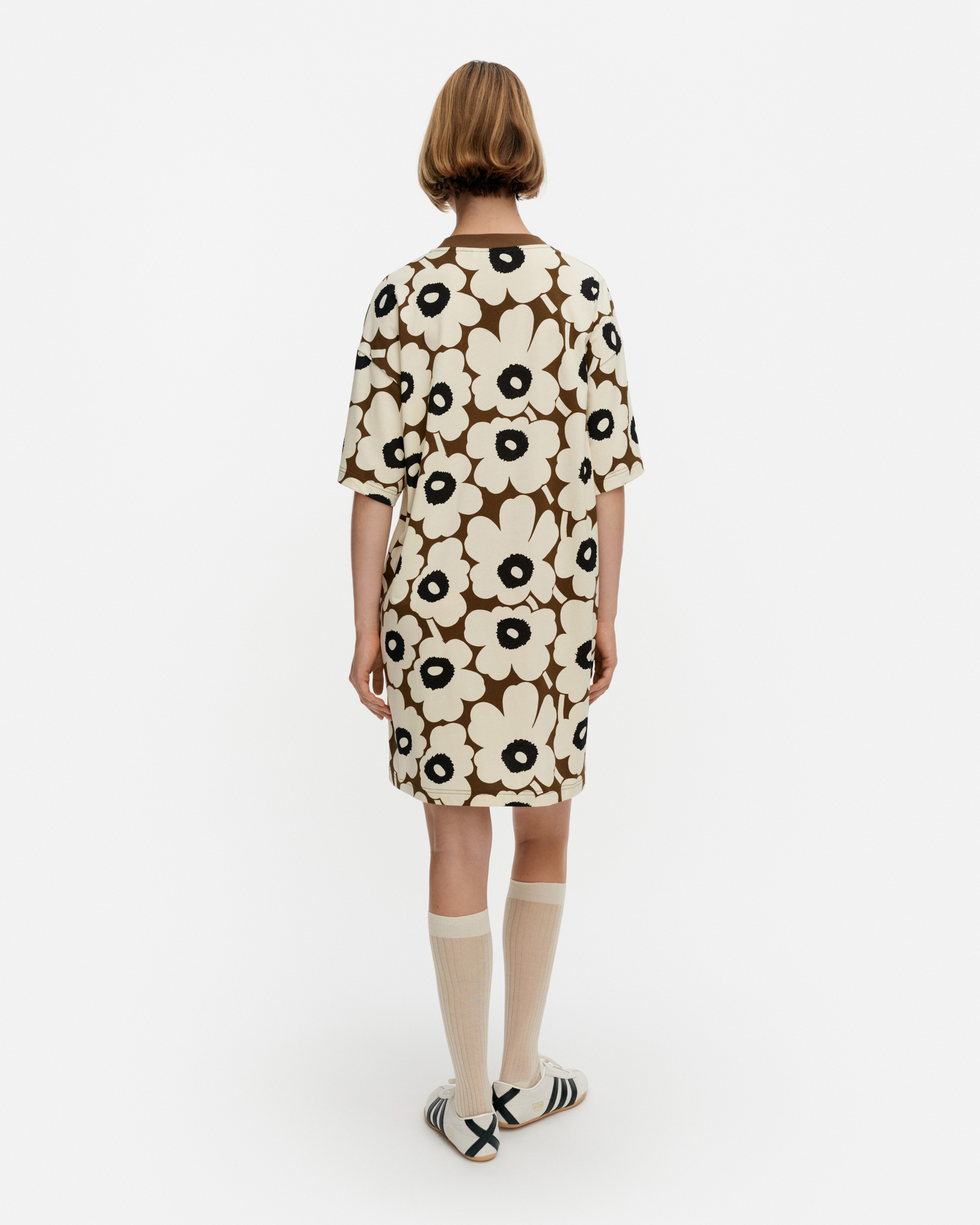 Palikka Unikko, Tunika, beige, ruskea, musta,