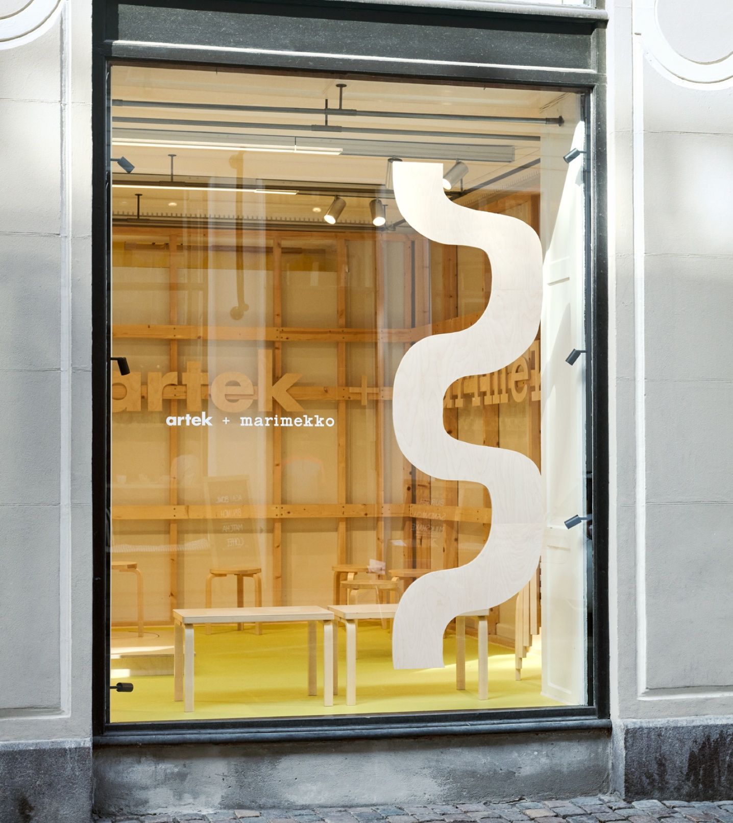 Artek + Marimekko 3daysofdesign window art.