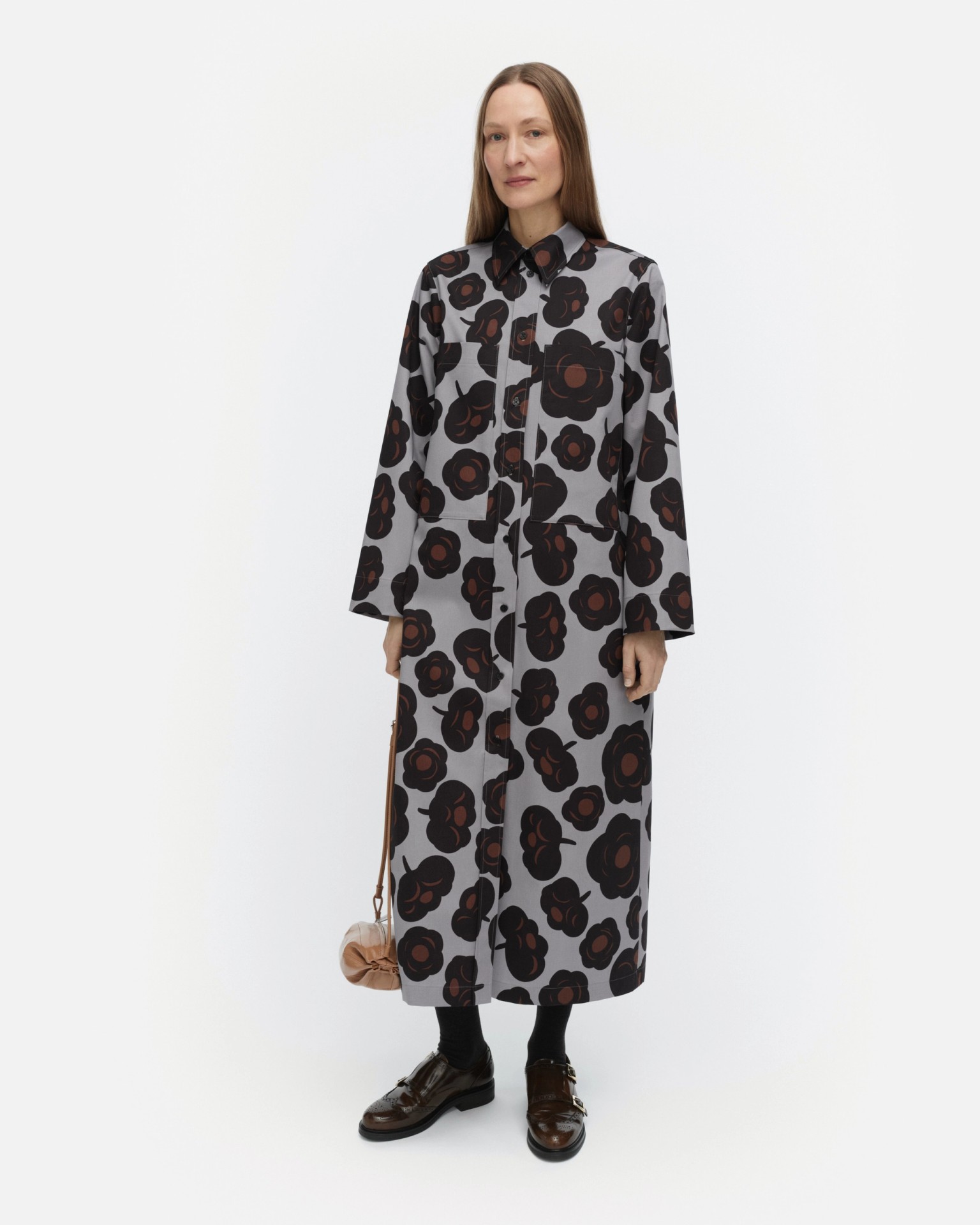 Molla Tumma, Dress, grey, black, brown,