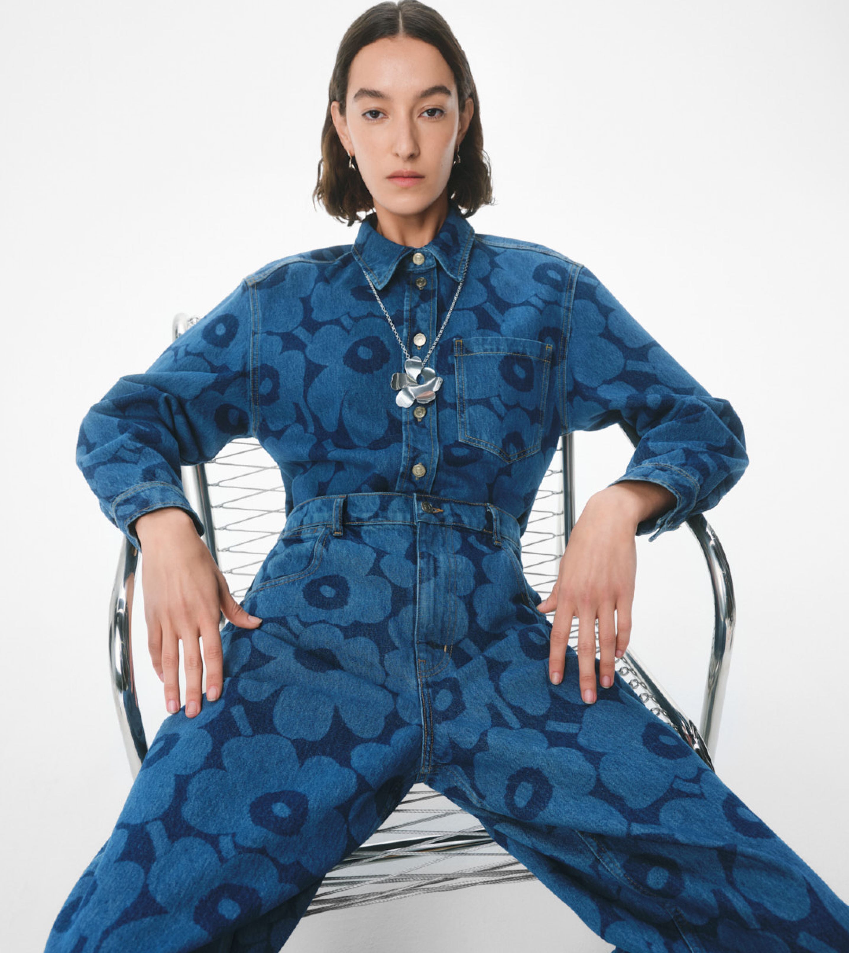 Kalevala x Marimekko Unikko イヤーカフ シルバー Unikko イヤーカフ – Kalevala