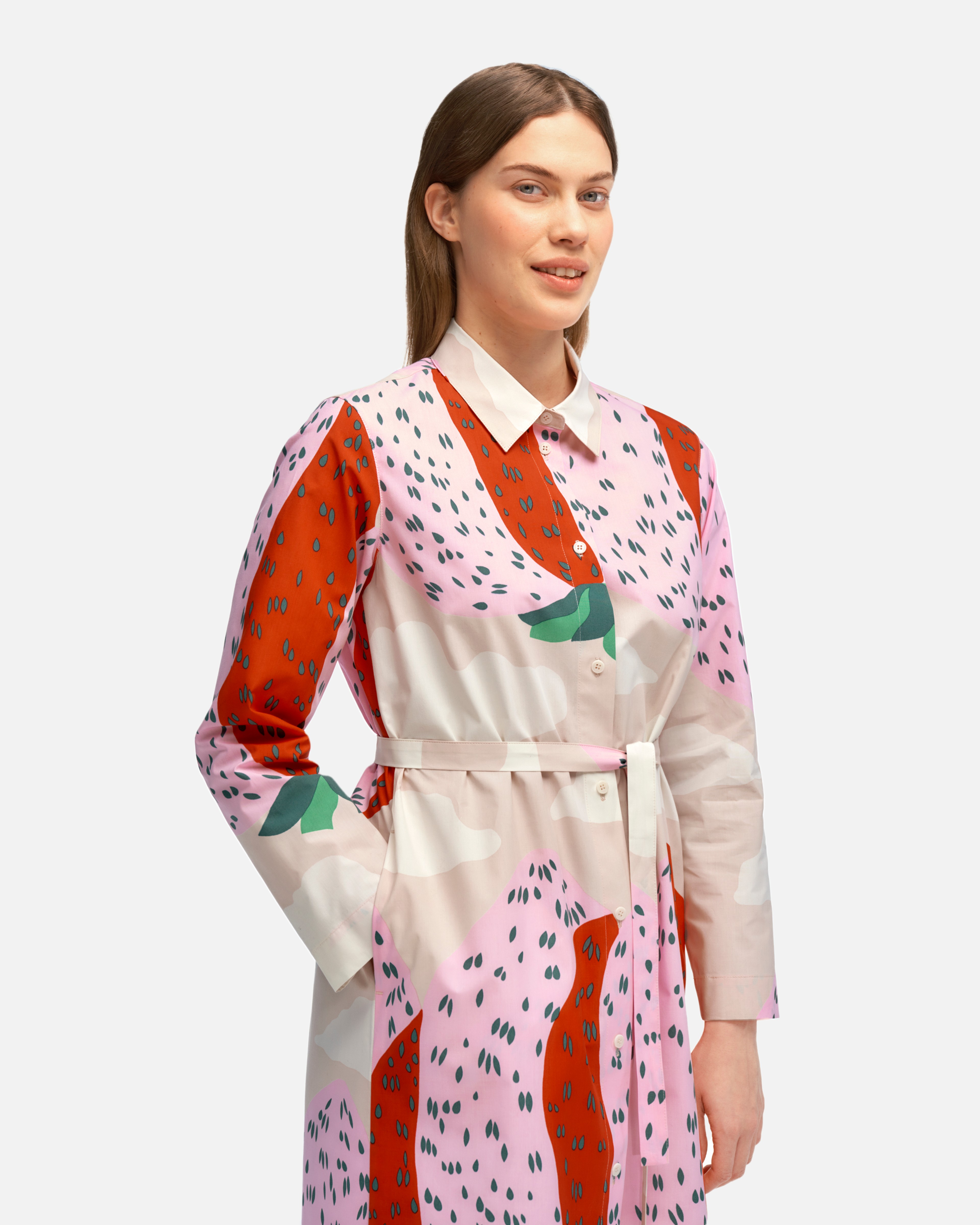 Minta Mansikkavuoret Cotton poplin dress