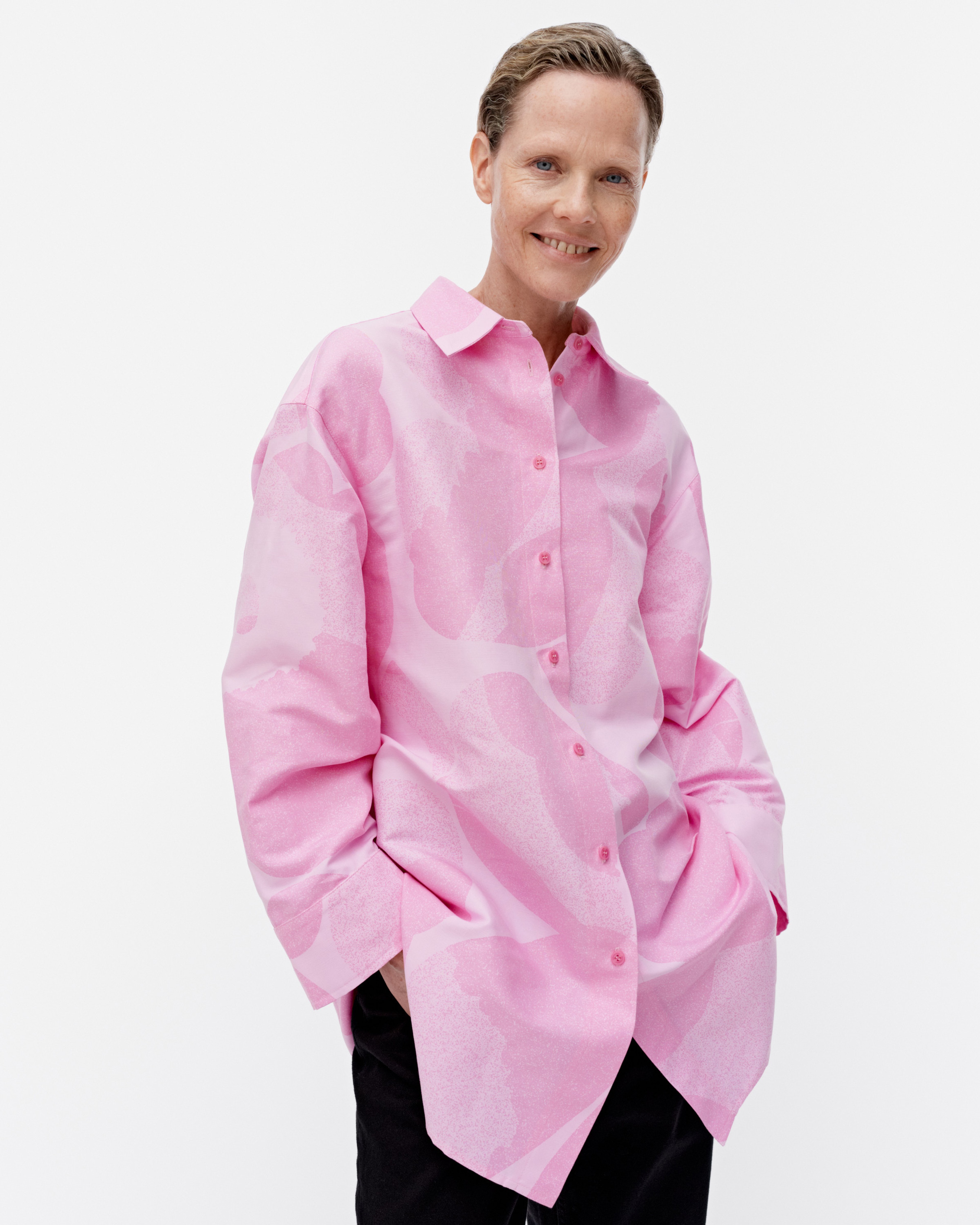 Heitto Unikko, Blouse, light pink, pink,