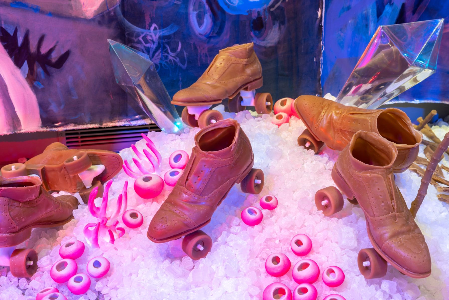 Greta Bank, Parasitic Honeyshoes (detail), 2019.