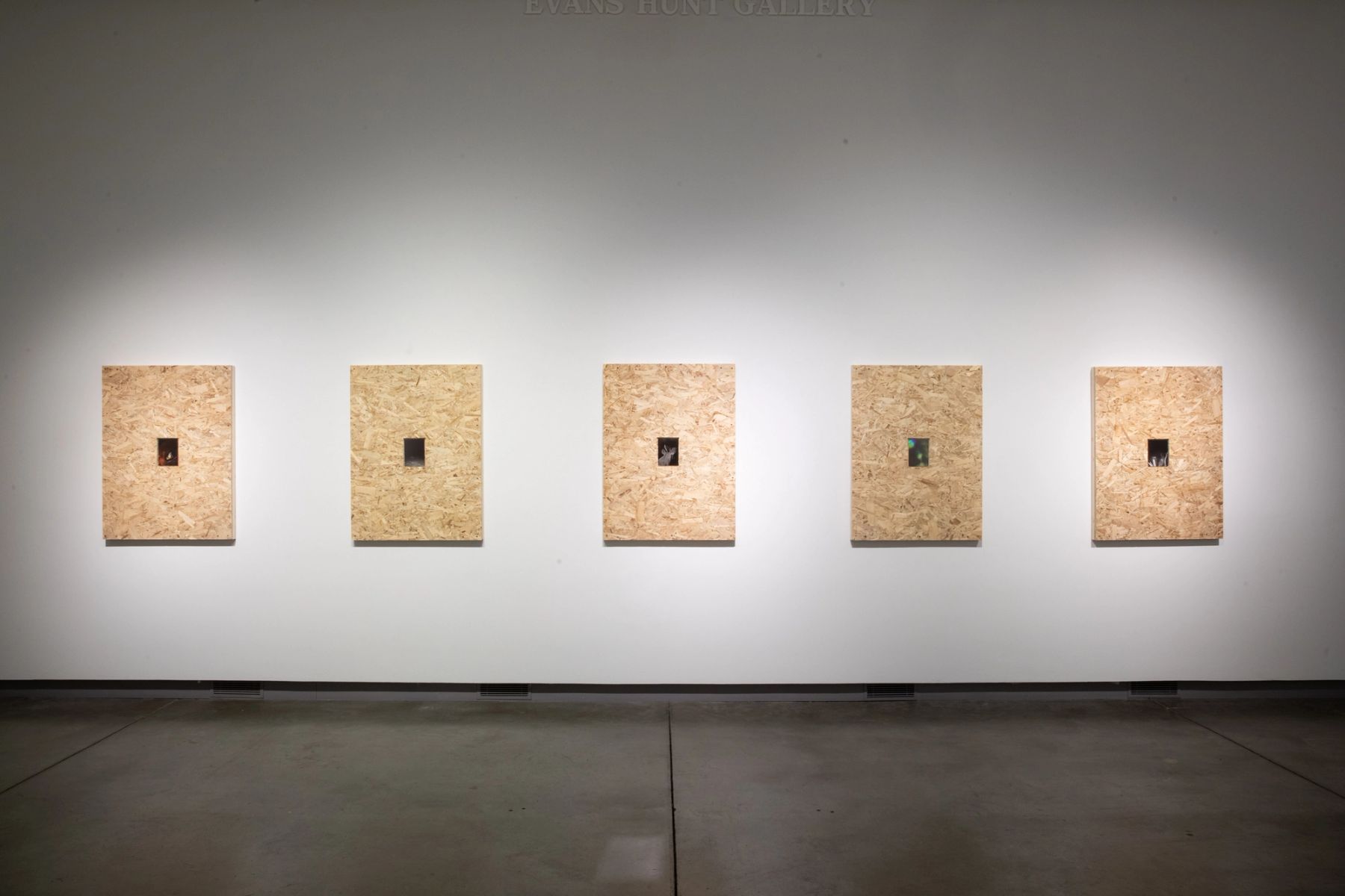 Assembly, installation view with works by Dylan Hausthor '15.