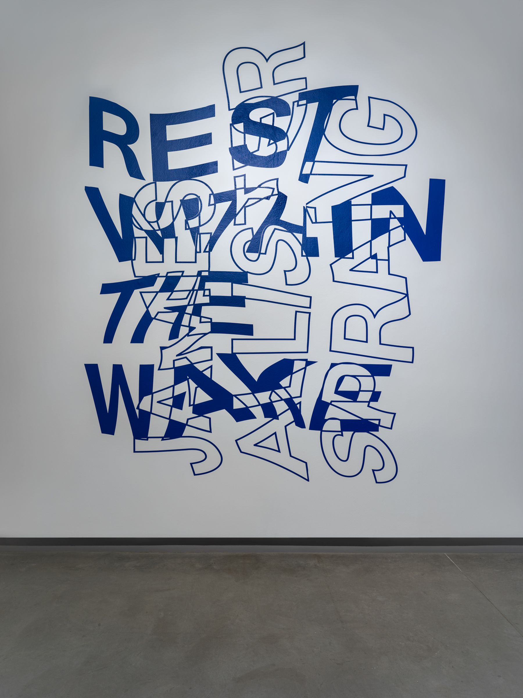 James Allister Sprang: Rest Within the Wake, 2024, installation view.