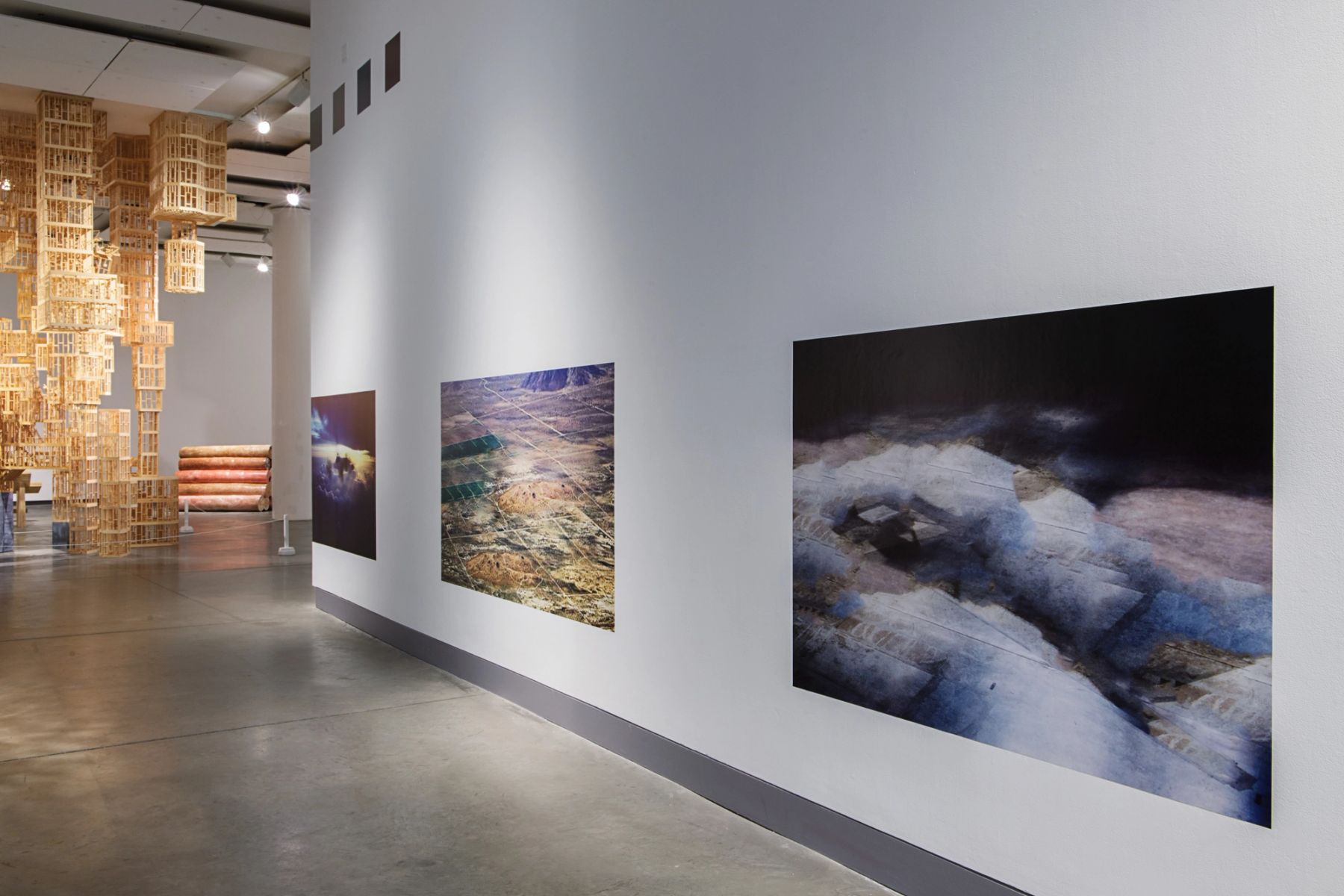 You Never Know How You Look Through Other People's Eyes installation view with work by Scott Patrick Wiener.