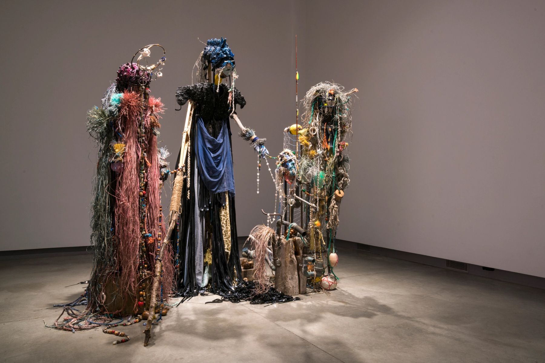 2017 MFA Thesis Exhibition installation view with work by Benjamin Spalding.