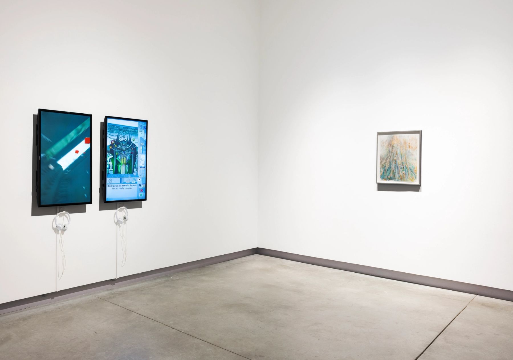 ENTER: installation view with works by Tabitha Nikolai and Diana Al–Hadid.
