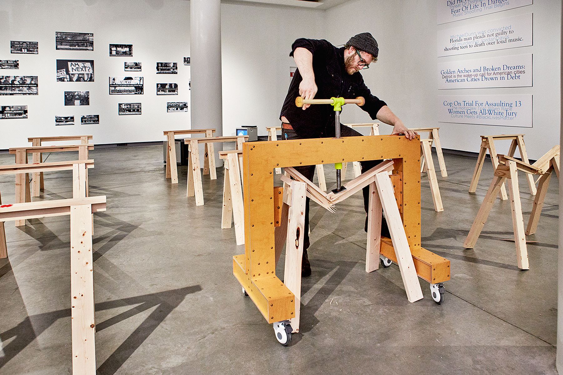 Tinderbox installation view.