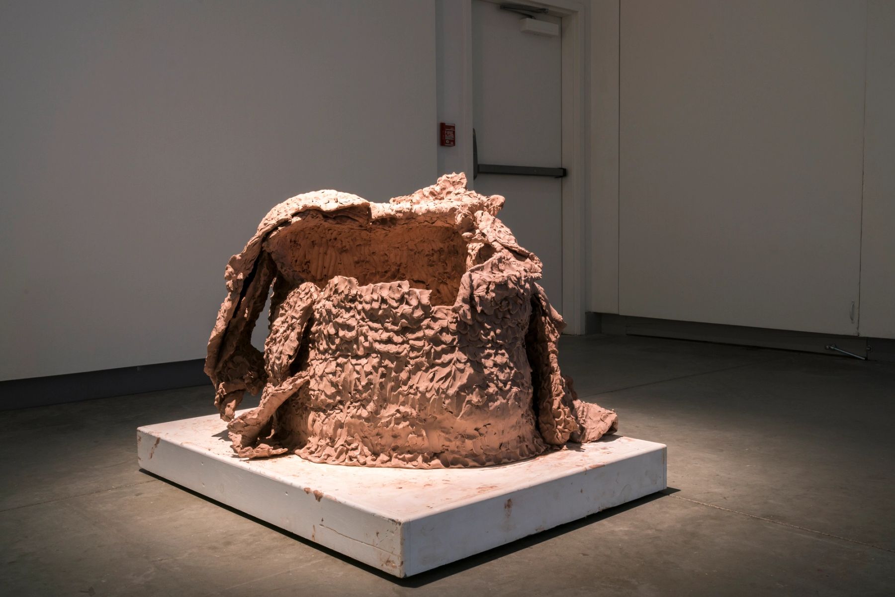 2017 MFA Thesis Exhibition installation view with work by Louise Coupar-Stamat.