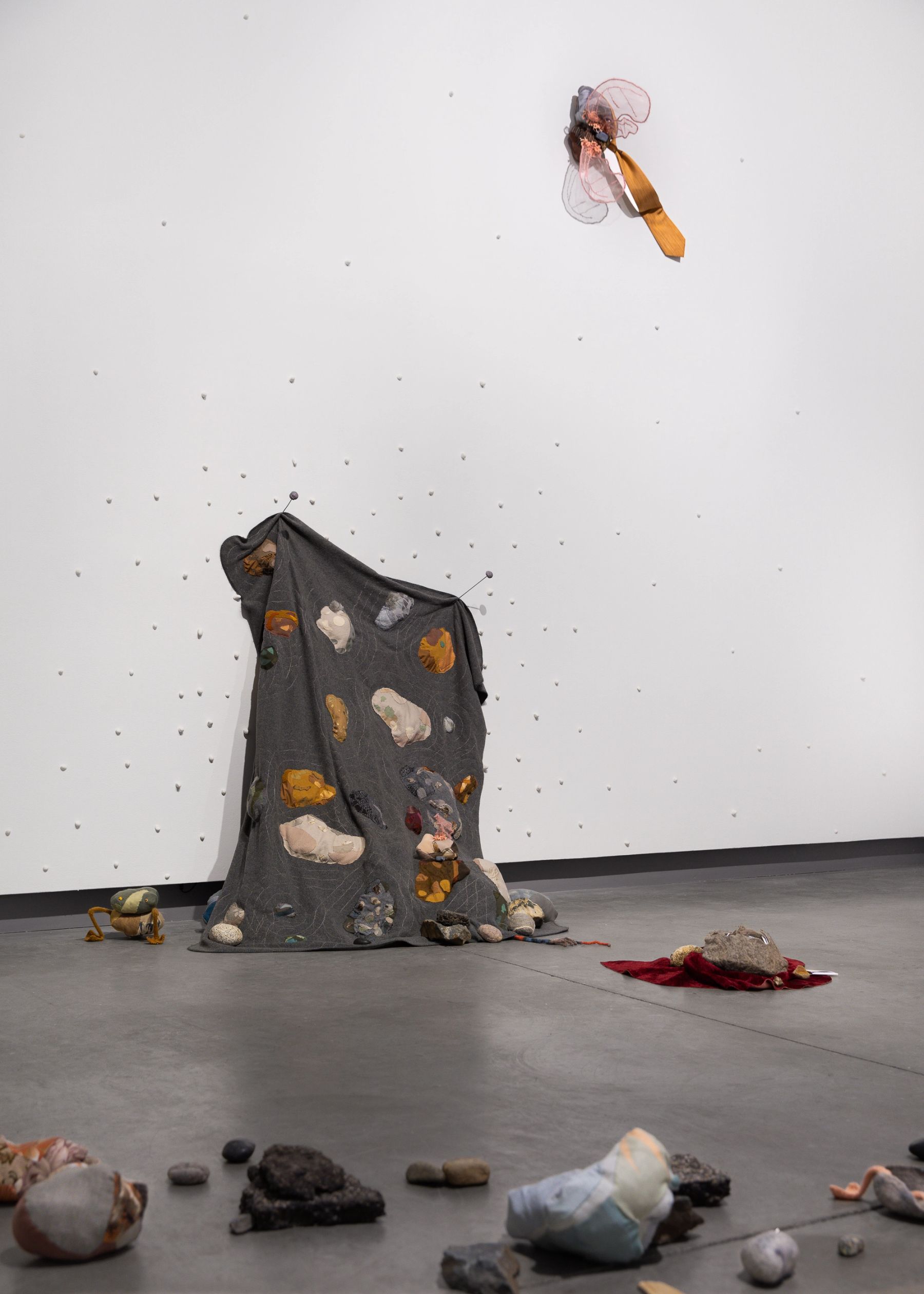 2026 MFA Thesis Exhibition, installation view with work by Jenna Van Buekenhout.