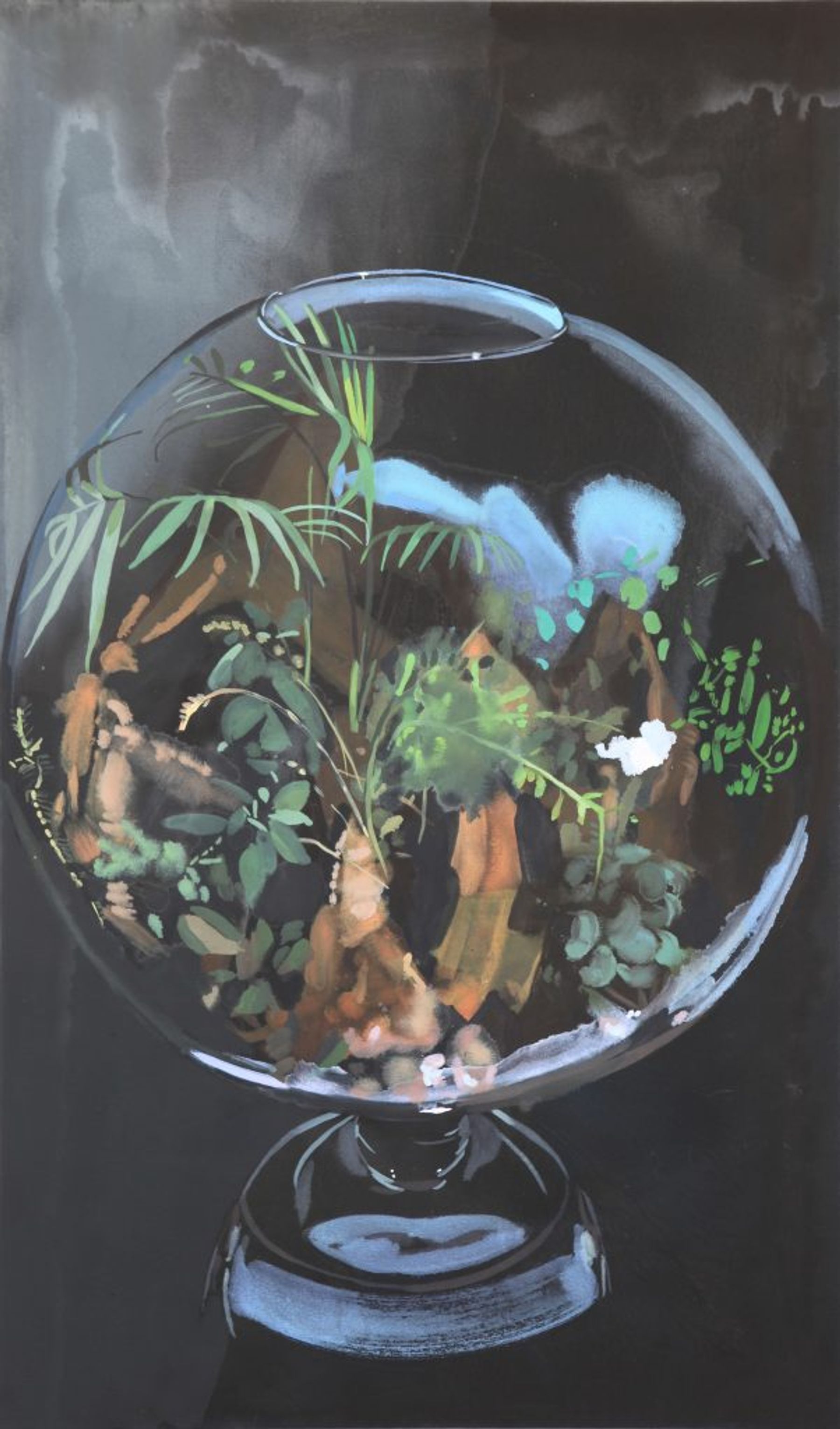 Kelly S. Williams, Crystal Ball Terrarium, 2016.