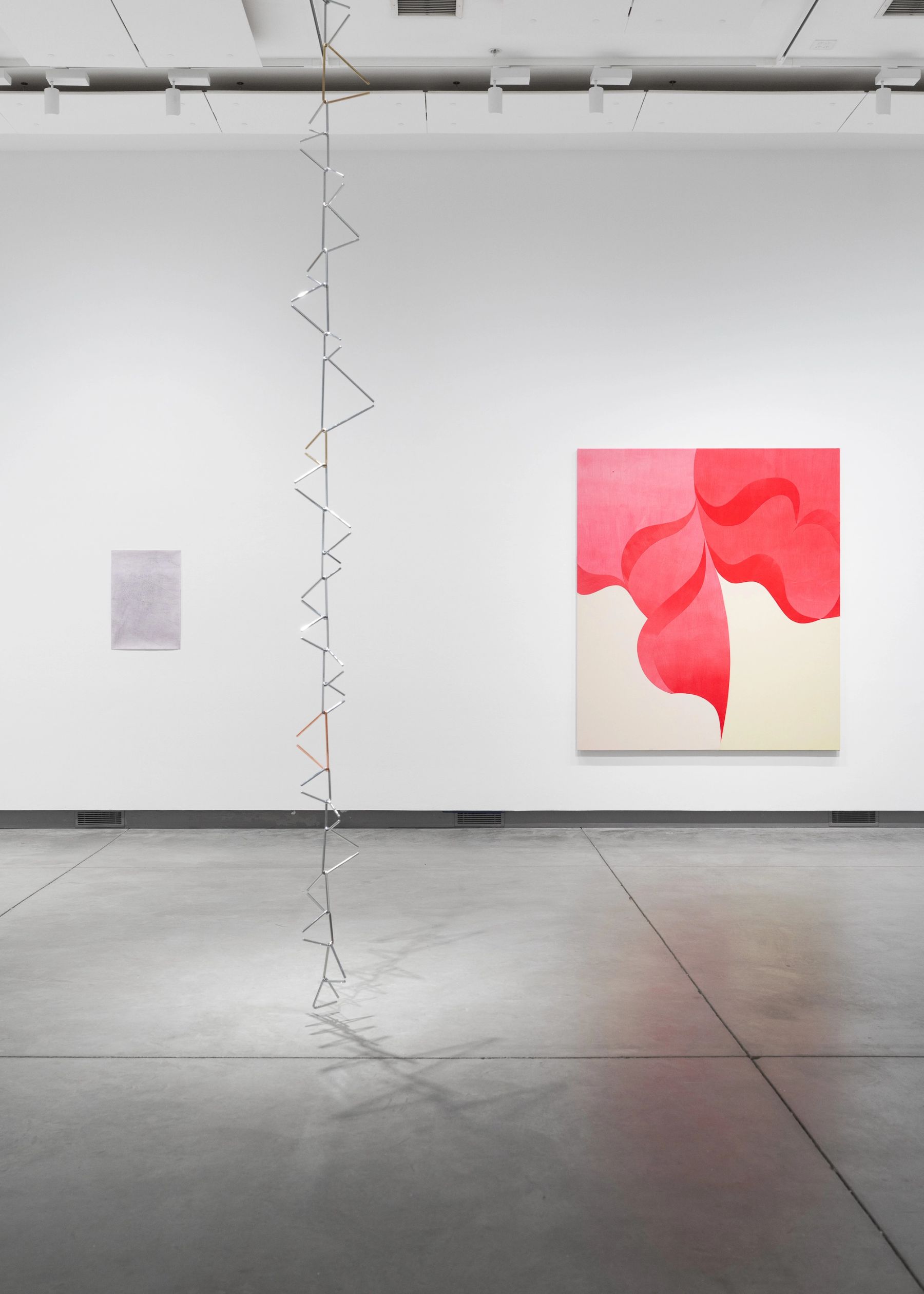 Nelson Chan, Sea of Dust, 2026. Alison O’Daniel, Line of Sight, 2013. Sarah Crowner, Traveling Companion (Gradients), 2026.