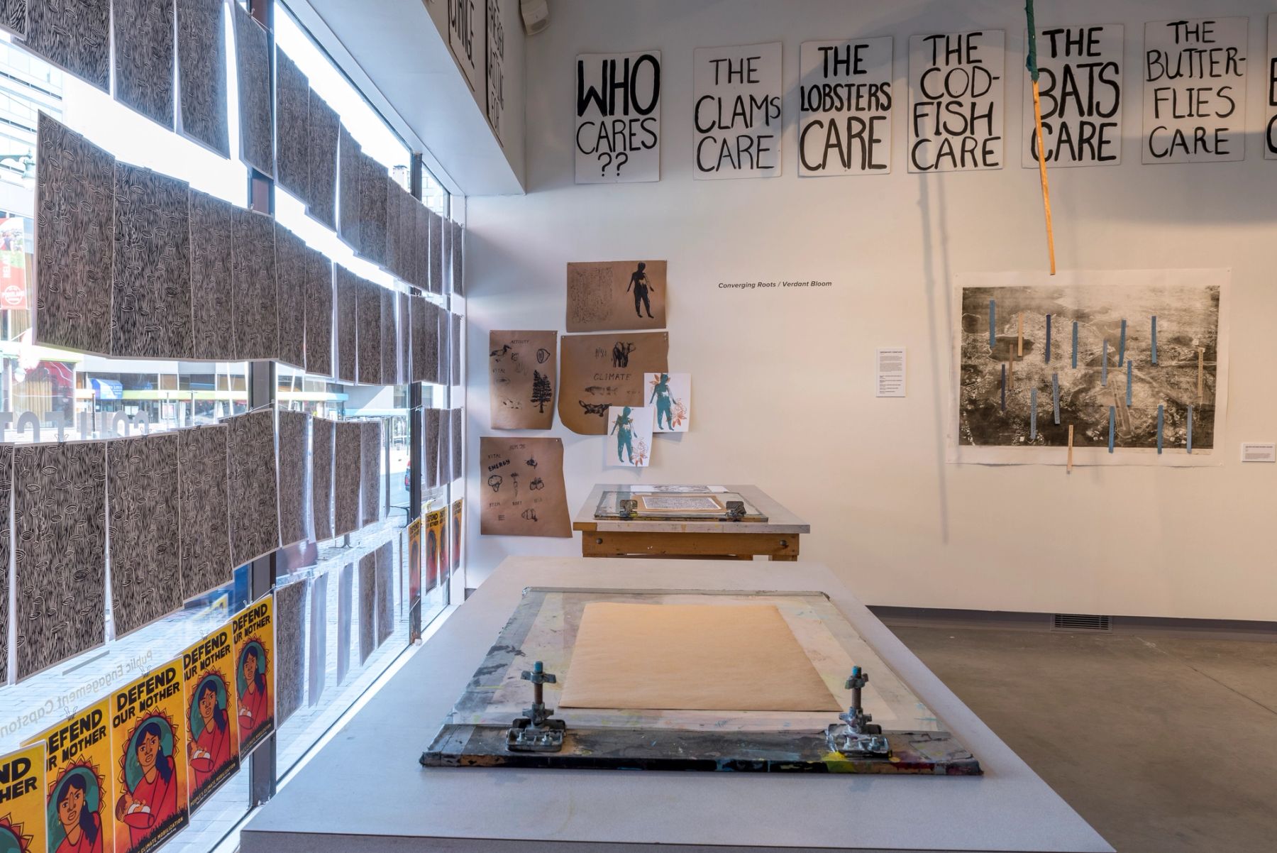 Collective Actions installation view.