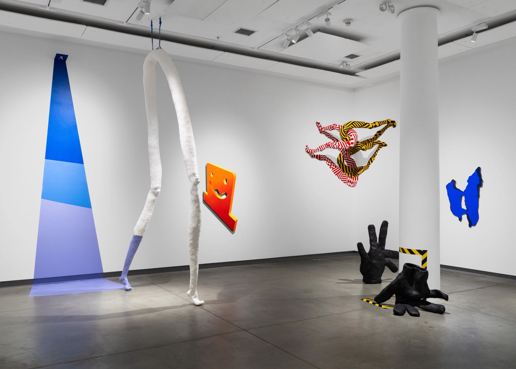 2026 MFA Thesis Exhibition, installation view with work by Molly Knobloch.