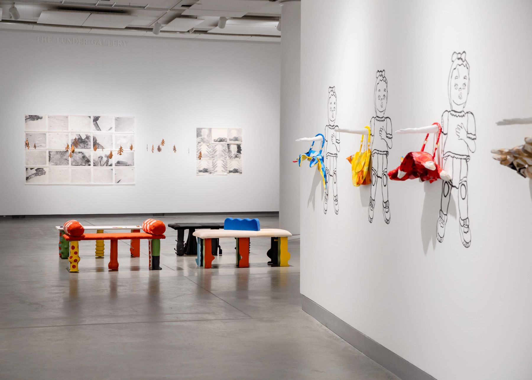 2023 MFA Thesis Exhibition, installation view.