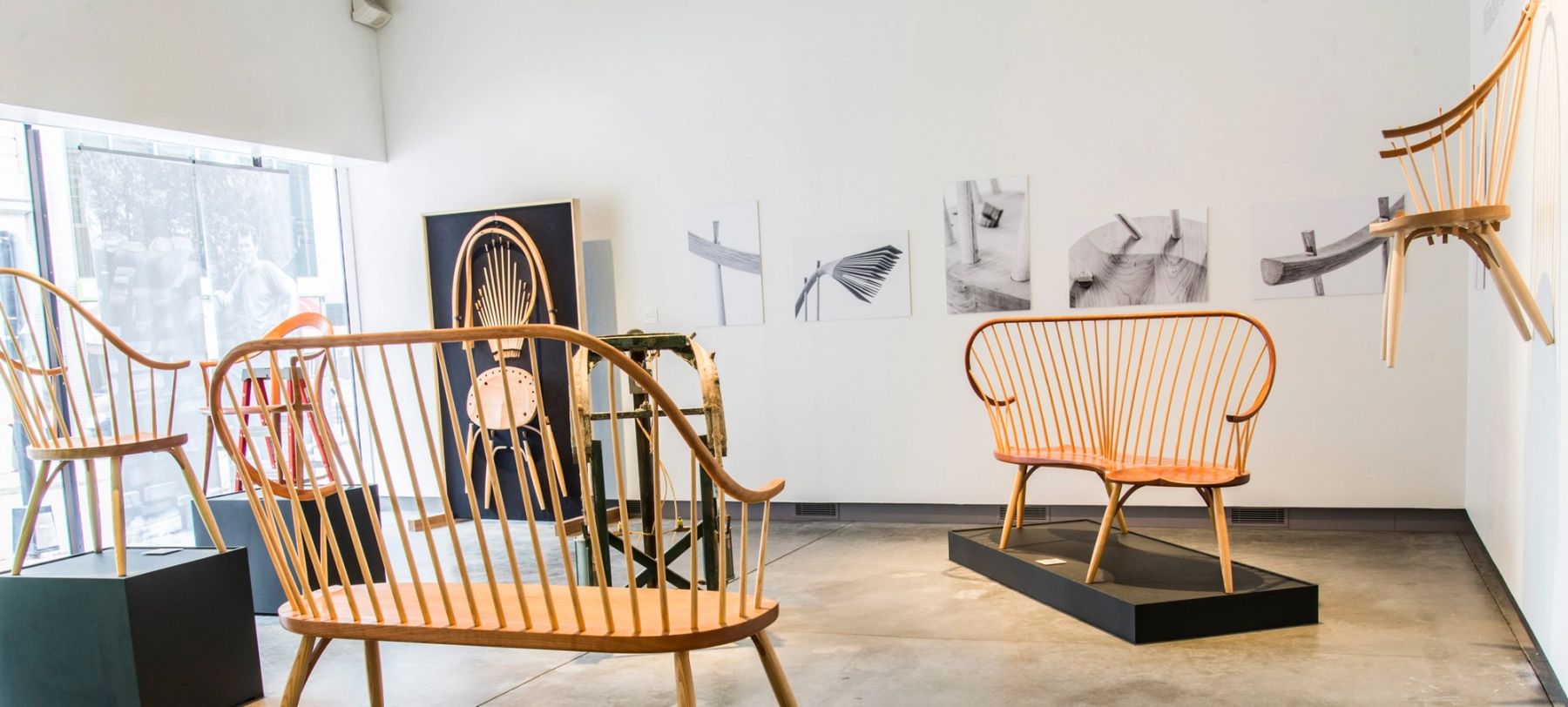 Thomas Moser: Legacy in Wood installation view.