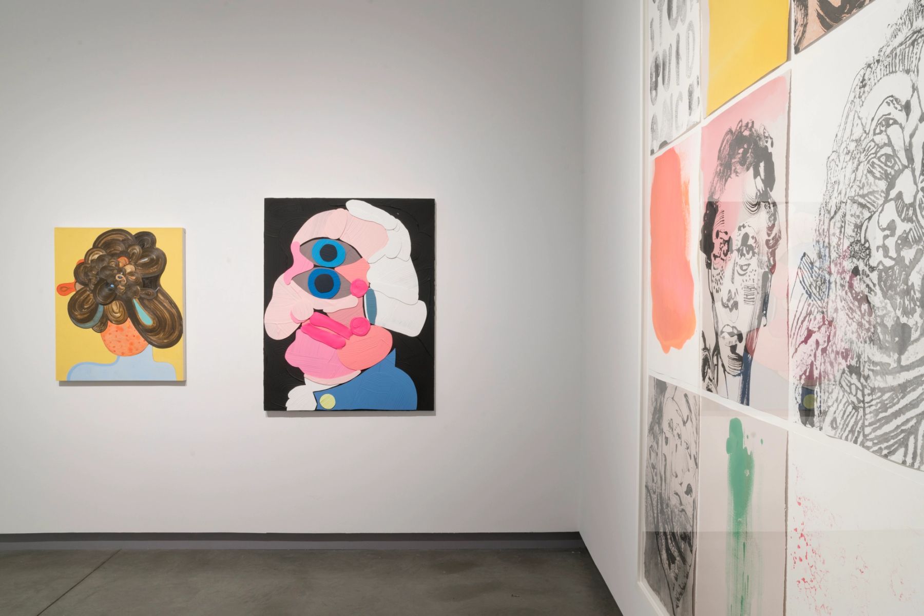 American Genre Contemporary Painting installation view.