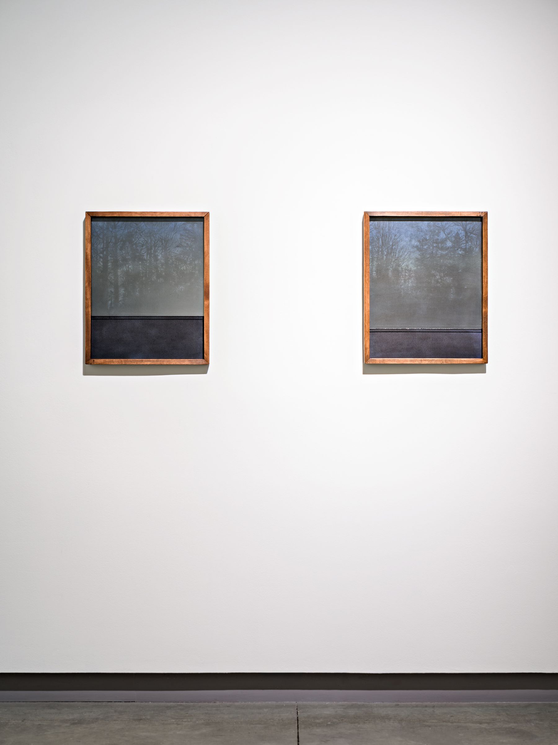 Ryosuke Kumakura, Night Window (left), 2023,  Night Window (right), 2023.