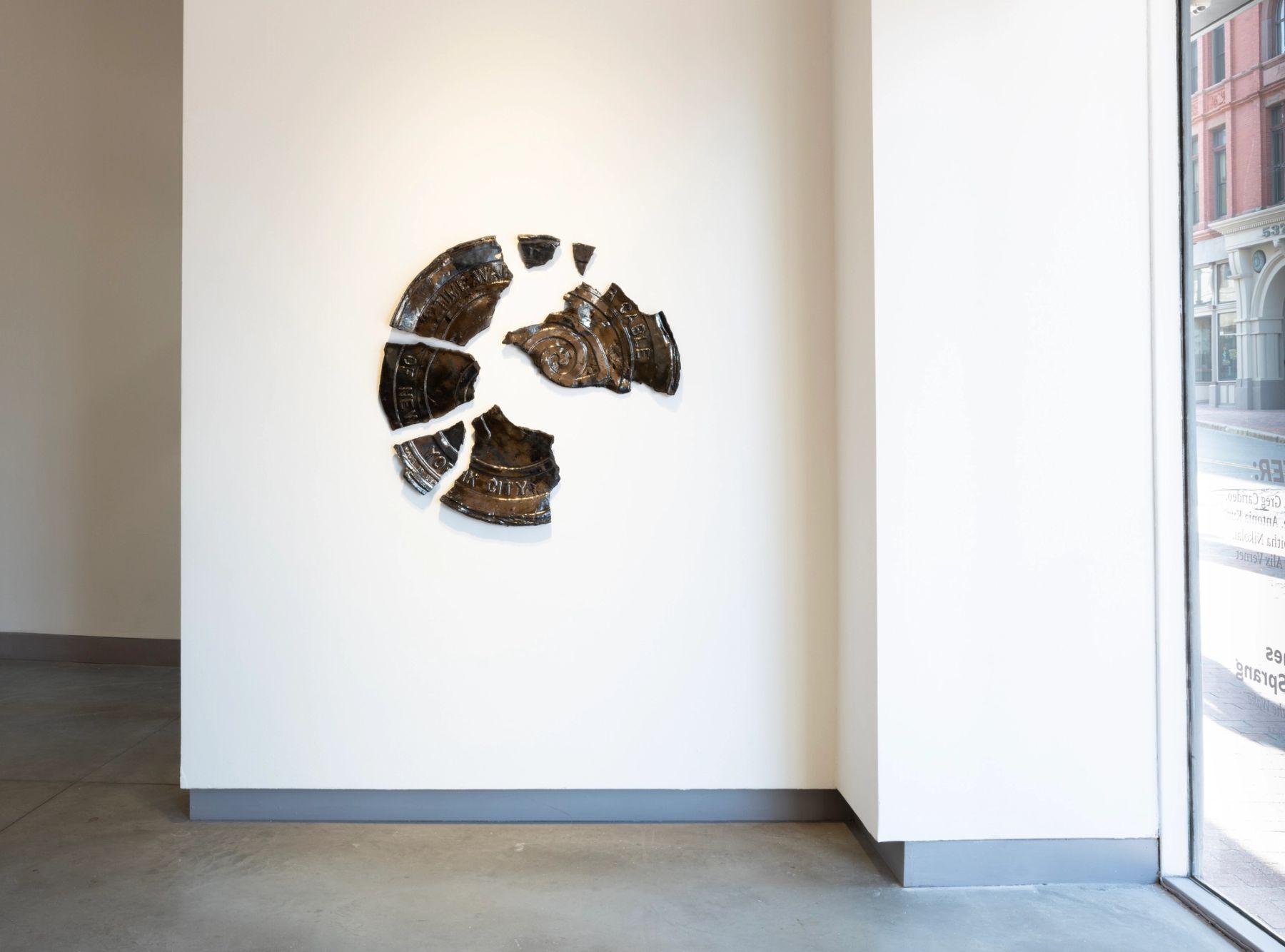 ENTER: installation view with work by Alix Vernet.