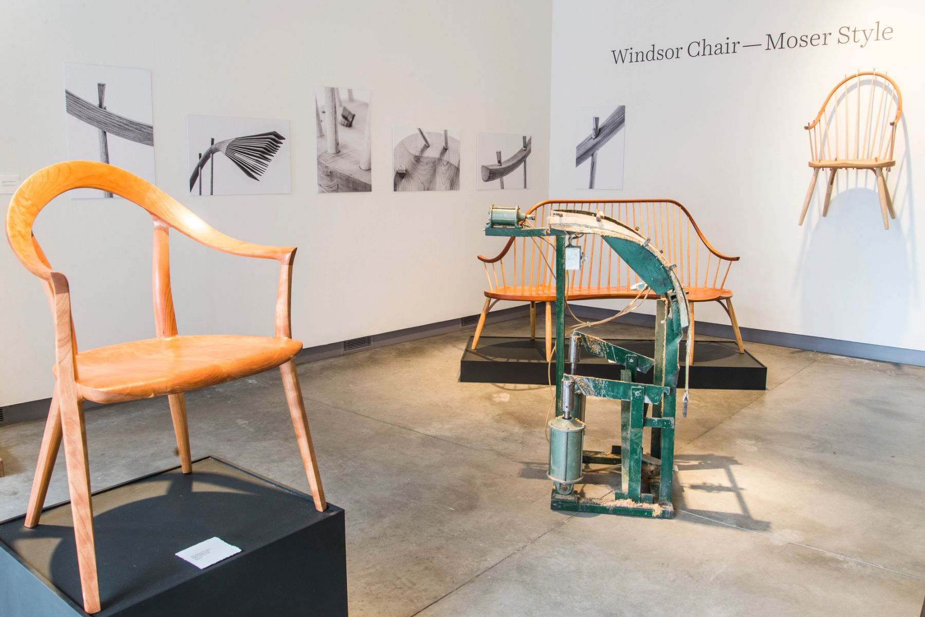 Thomas Moser: Legacy in Wood installation view.