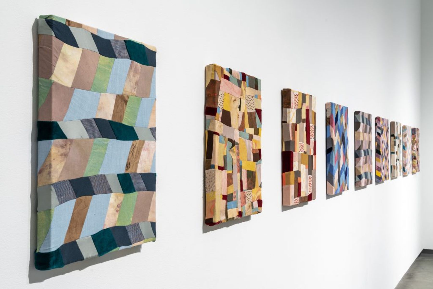 Isabelle O'Donnell, Sewn Paintings Series, 2018.