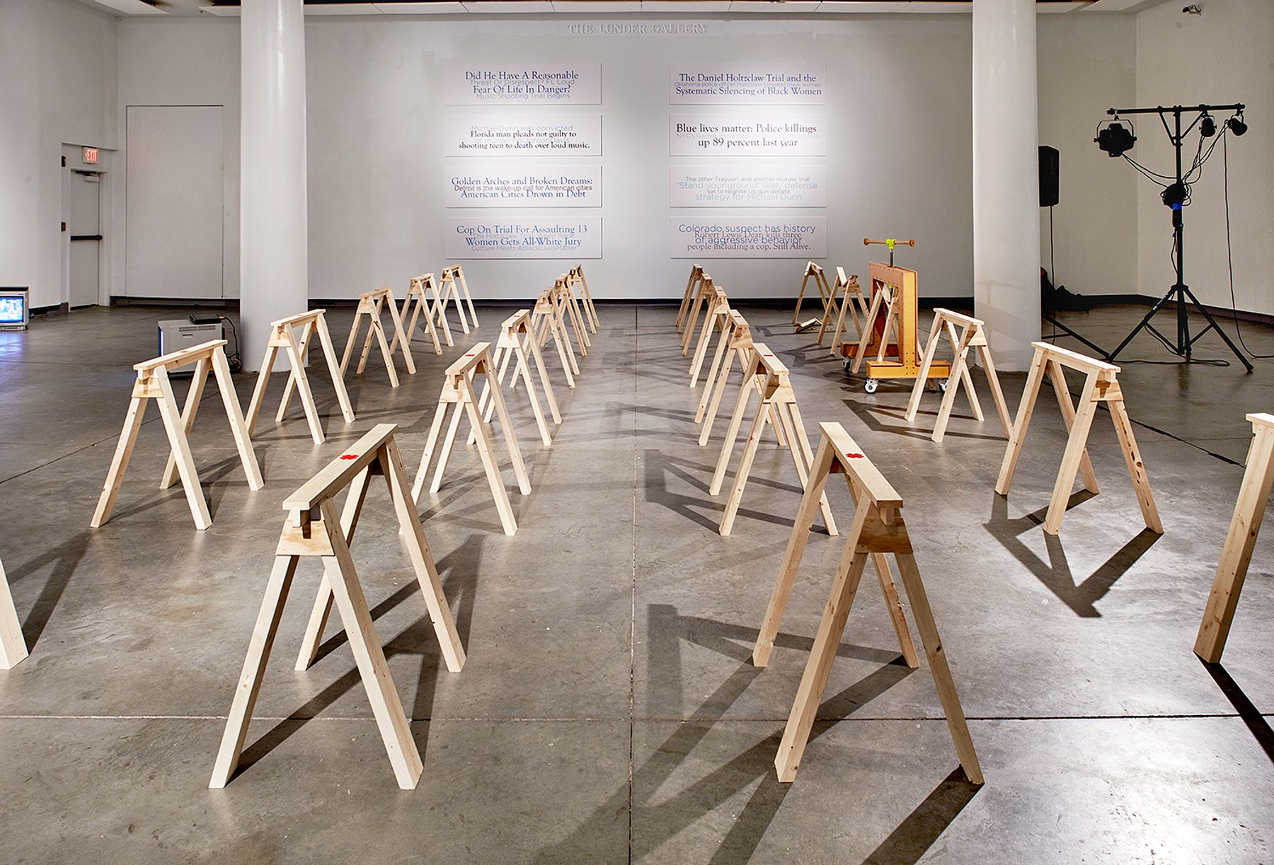 Tinderbox installation view.