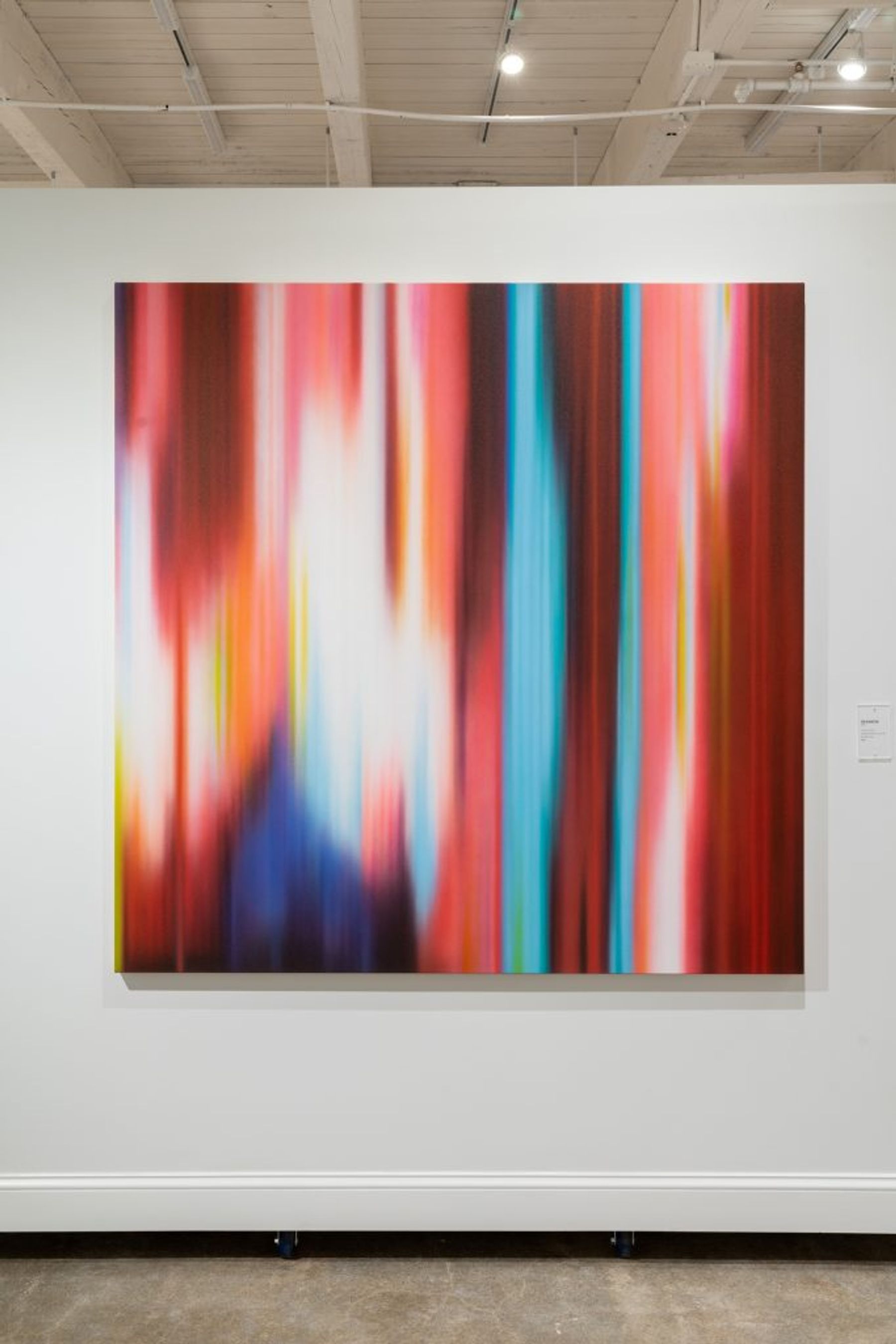 Tim Bavington: Rock & Roll Abstraction installation view.