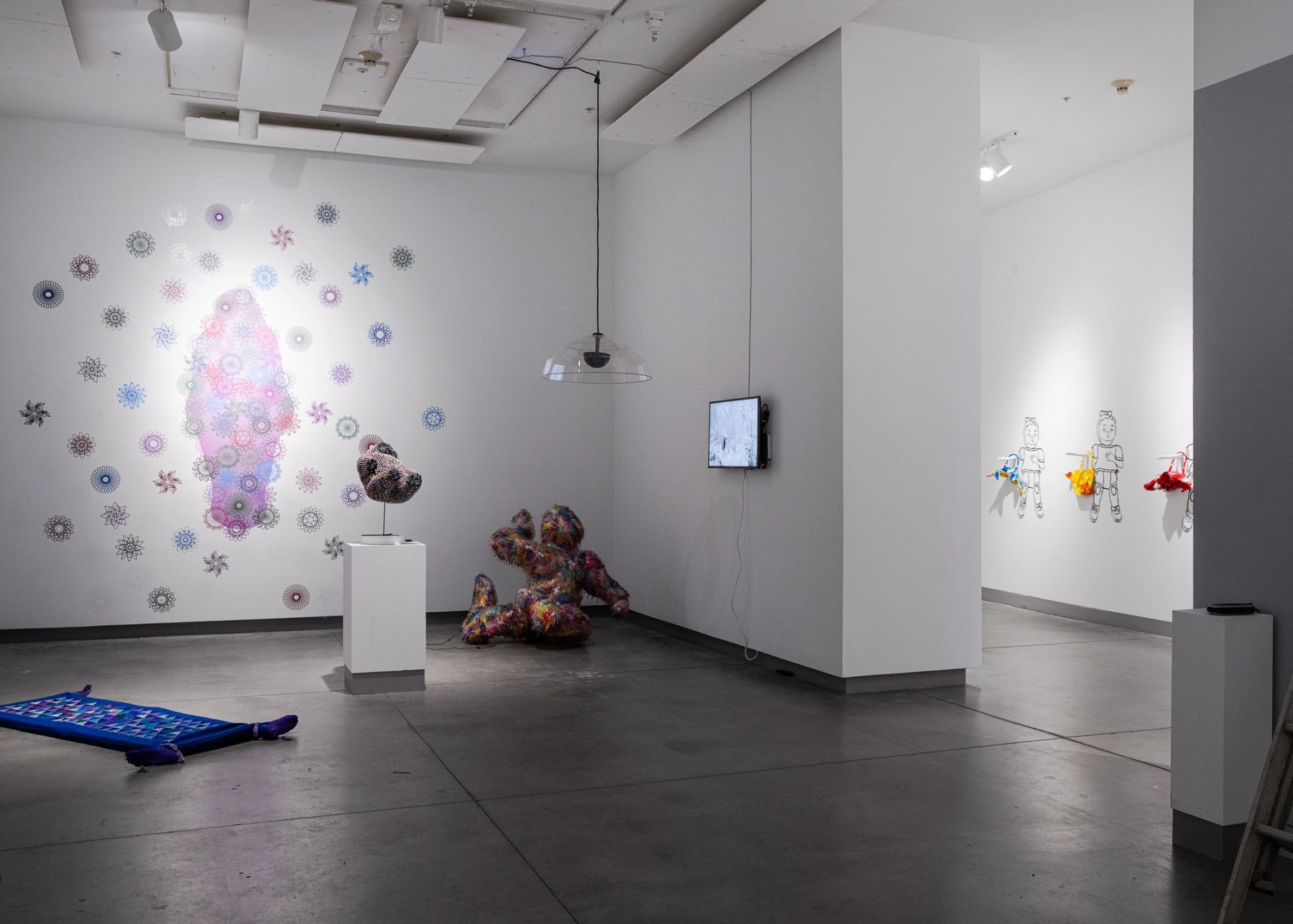 2023 MFA Thesis Exhibition, installation view.