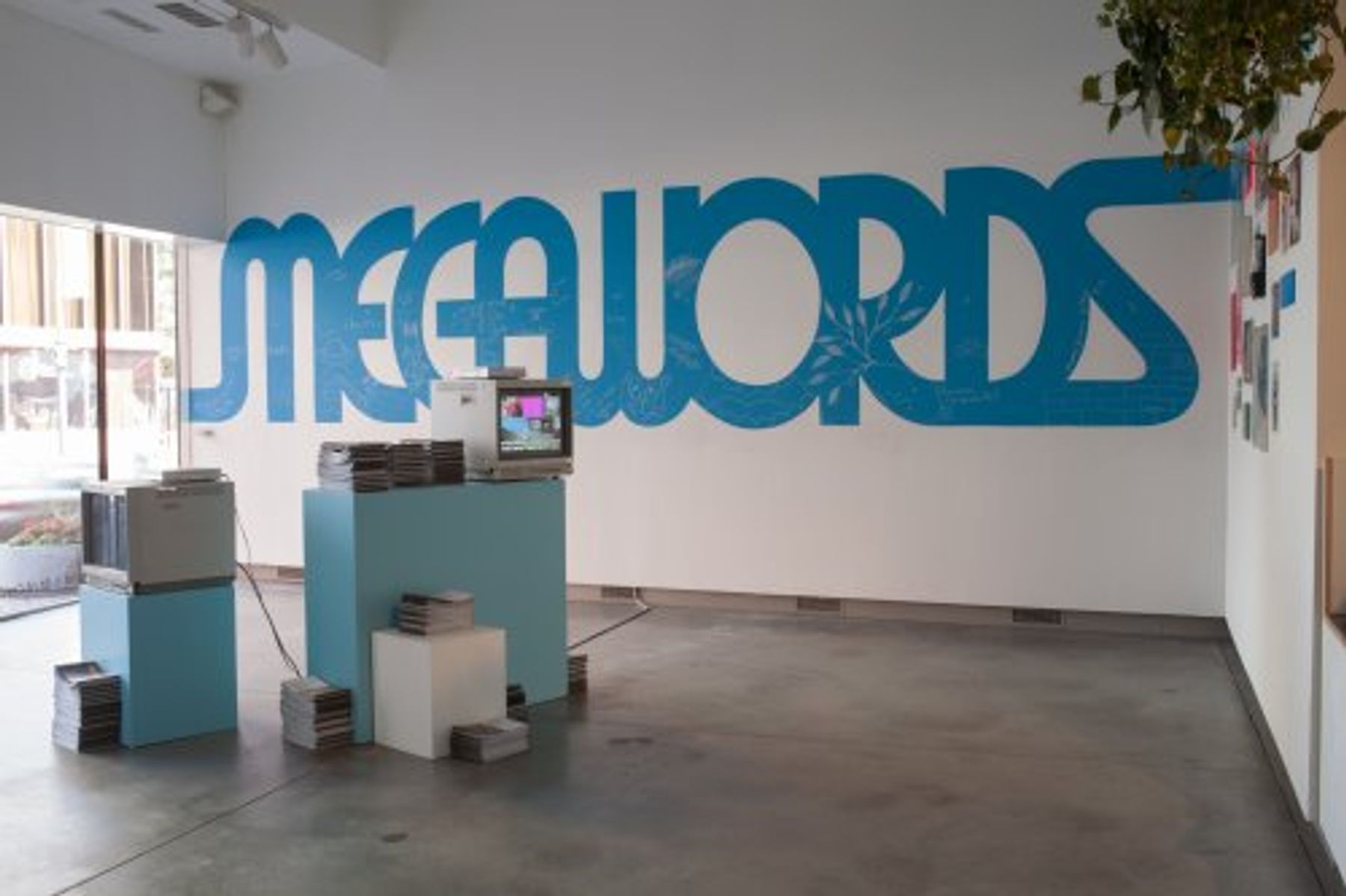 MEGAWORDS installation view.