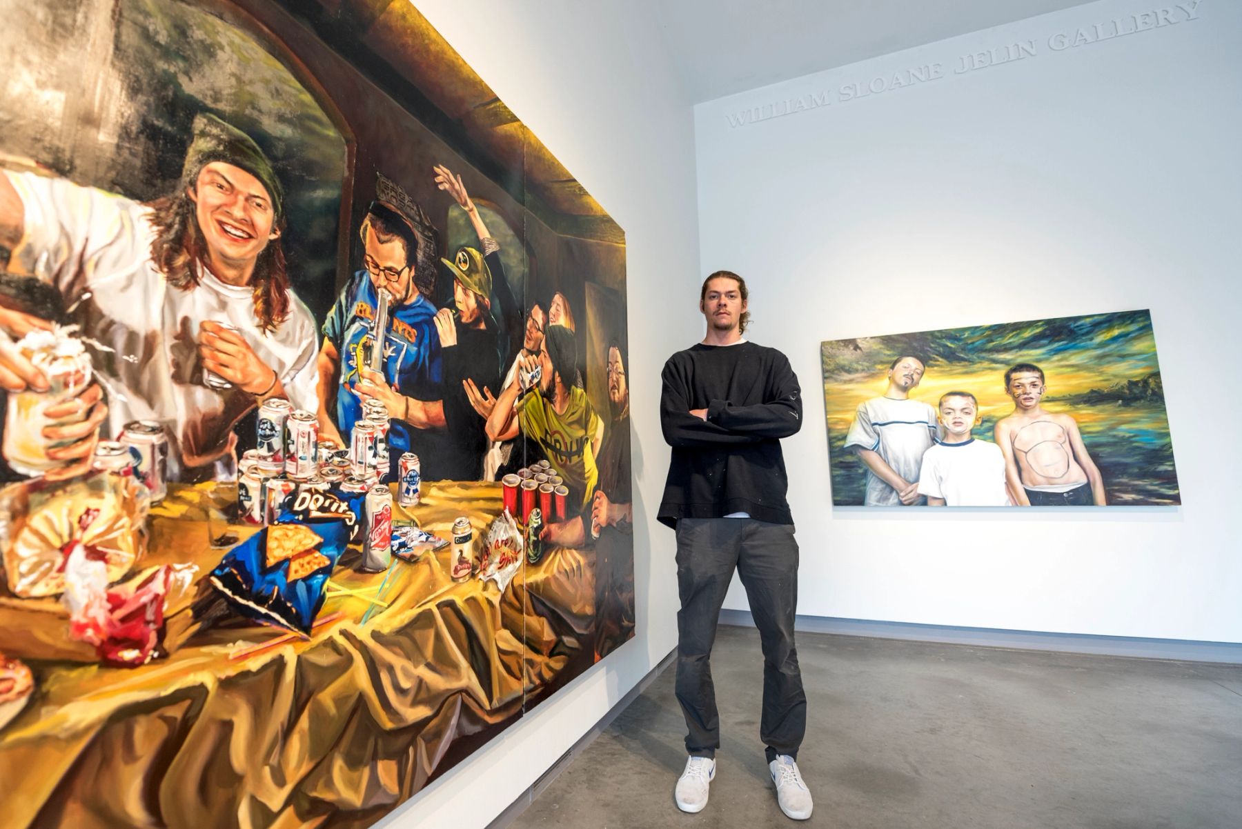 Brothers, Some Good Times, and The Last Huraa installation view.