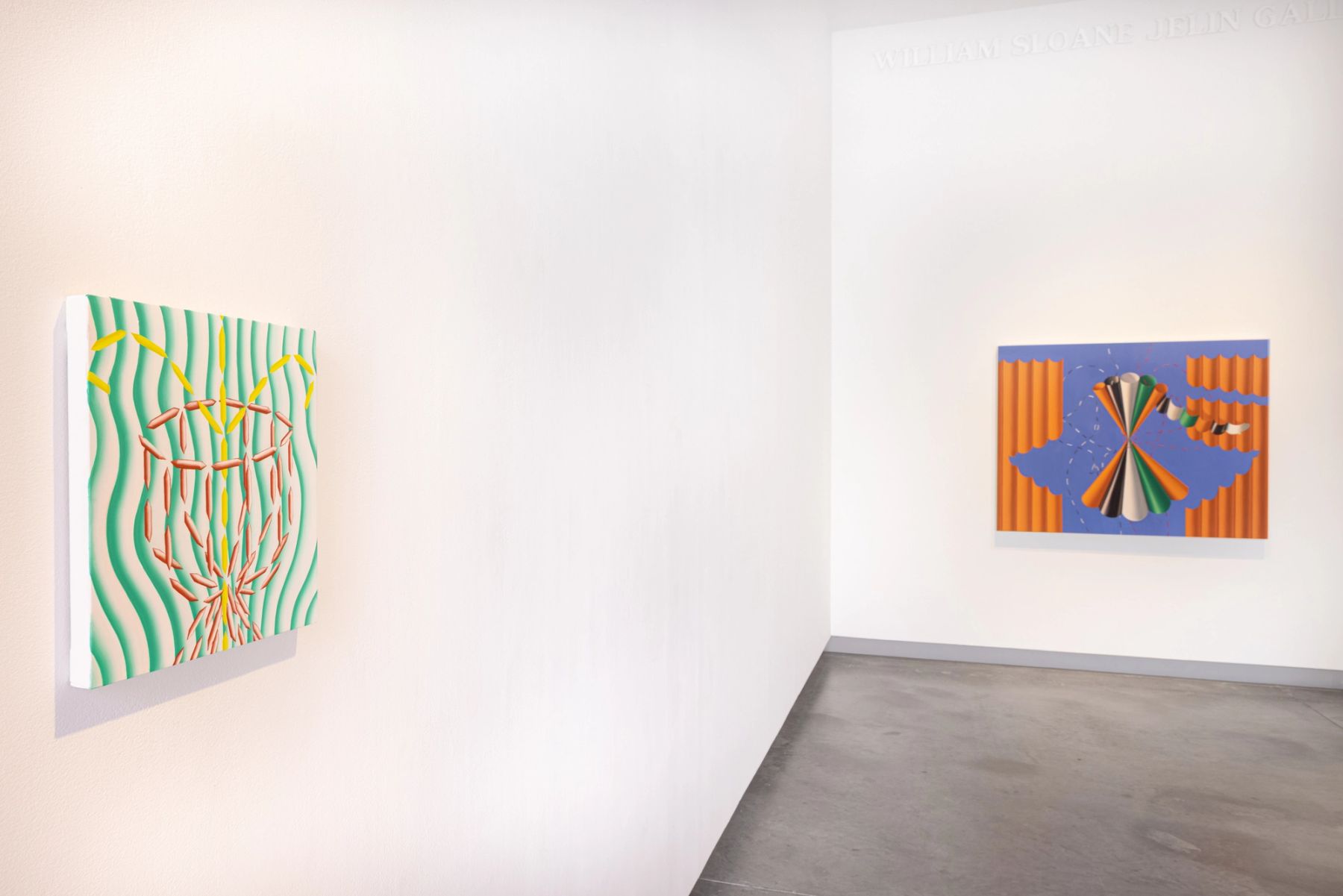 Bianca Beck, Study for Chalice, 2021 (left); Fountain, 2021 (right)