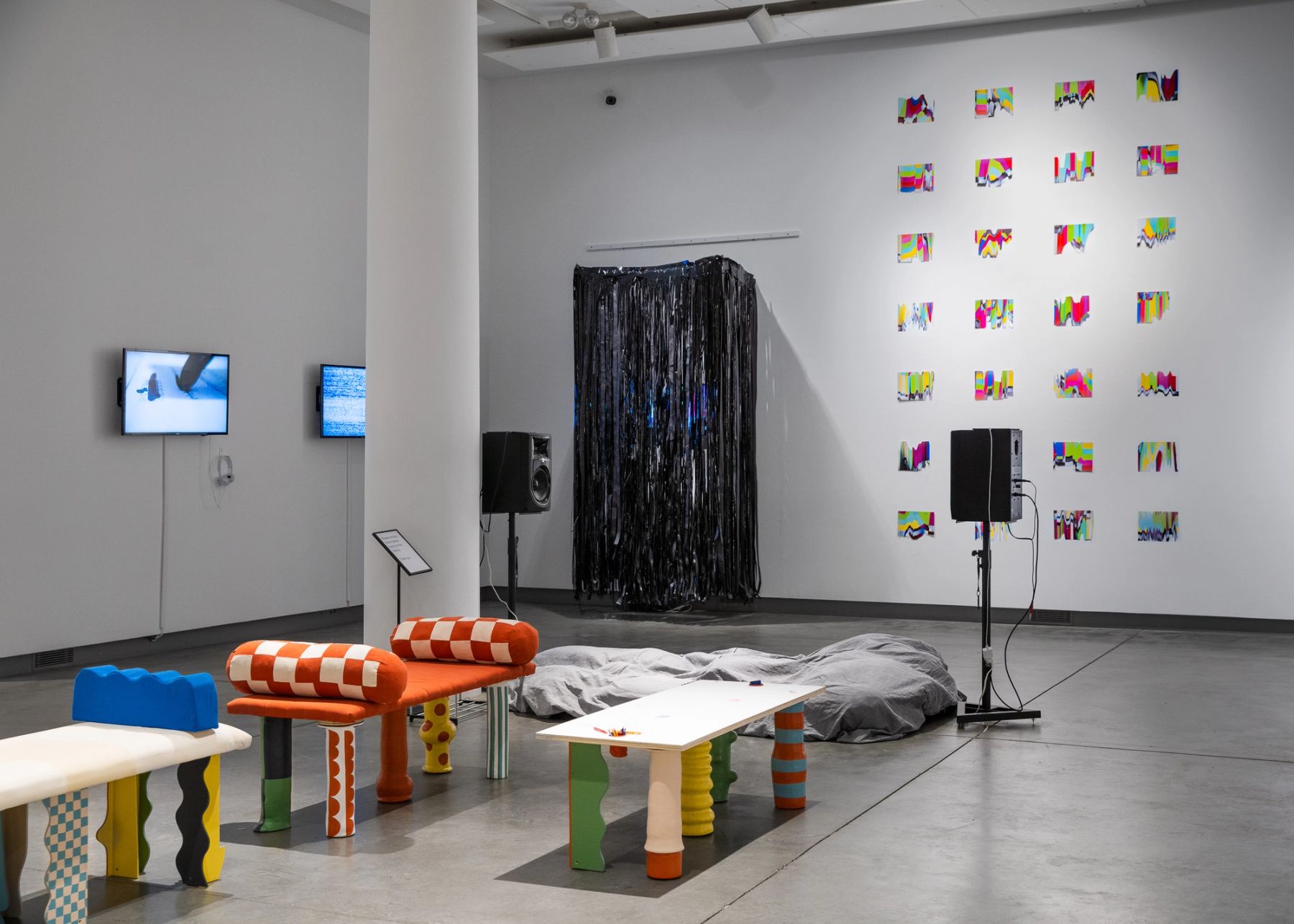2023 MFA Thesis Exhibition, installation view.