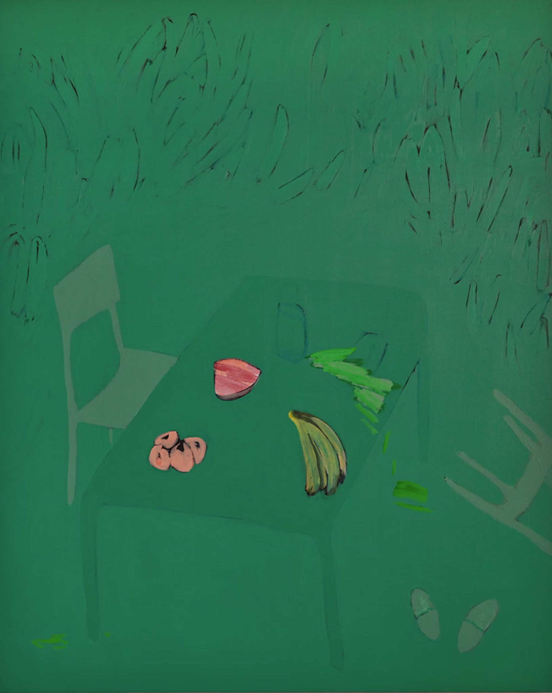 Hannah Secord Wade, Feast of the Unknowing, 2021, acrylic on canvas, 152.5 cm x 122 cm (60 x 48 in)
