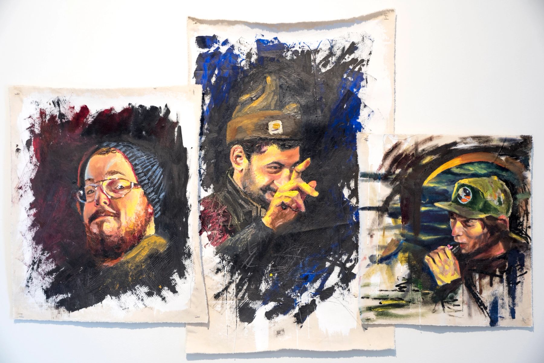 Brothers, Some Good Times, and The Last Huraa installation view.