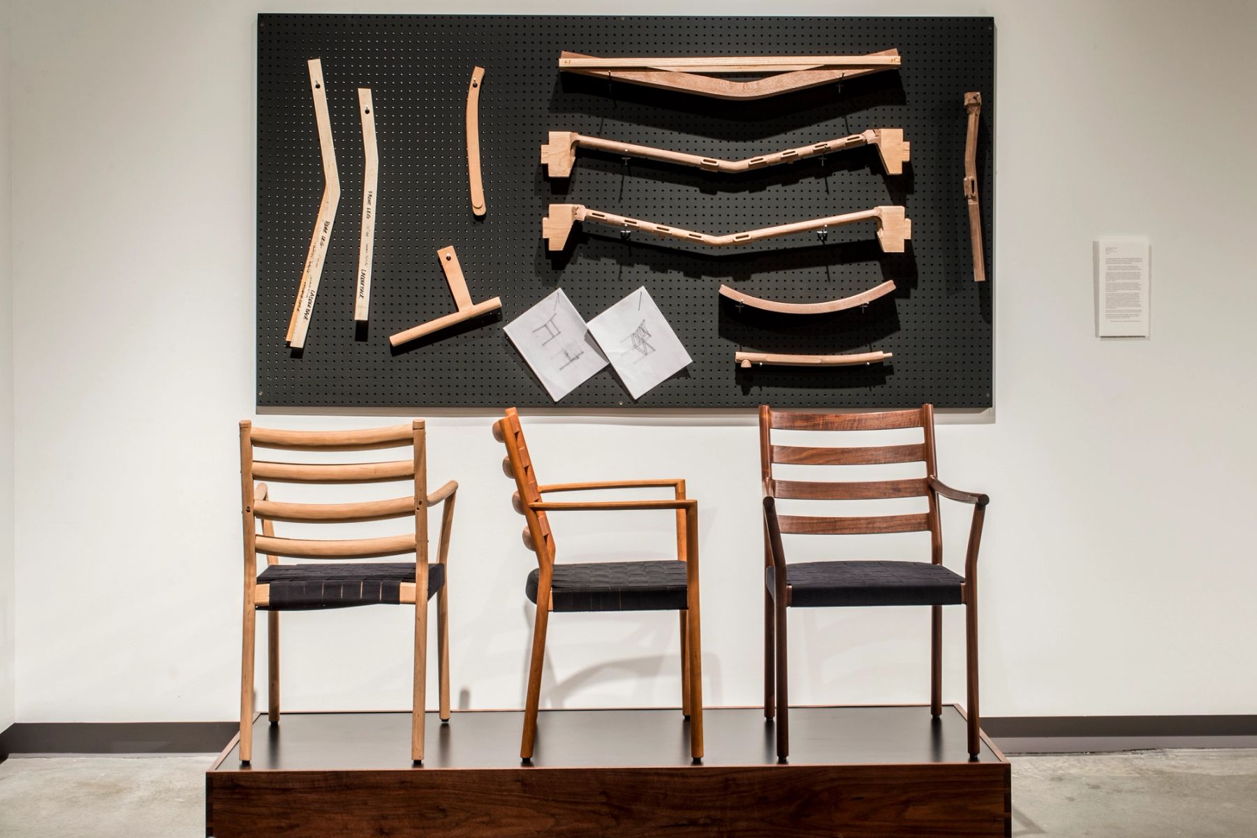 Thomas Moser: Legacy in Wood installation view.